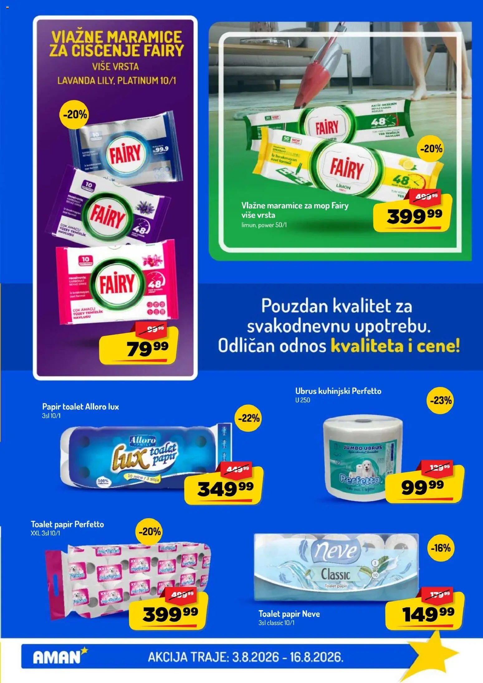 Aman katalog - važi od 03.08.2026 | Strana: 37 | Proizvode: Toalet papir, Ubrus, Vlažne maramice