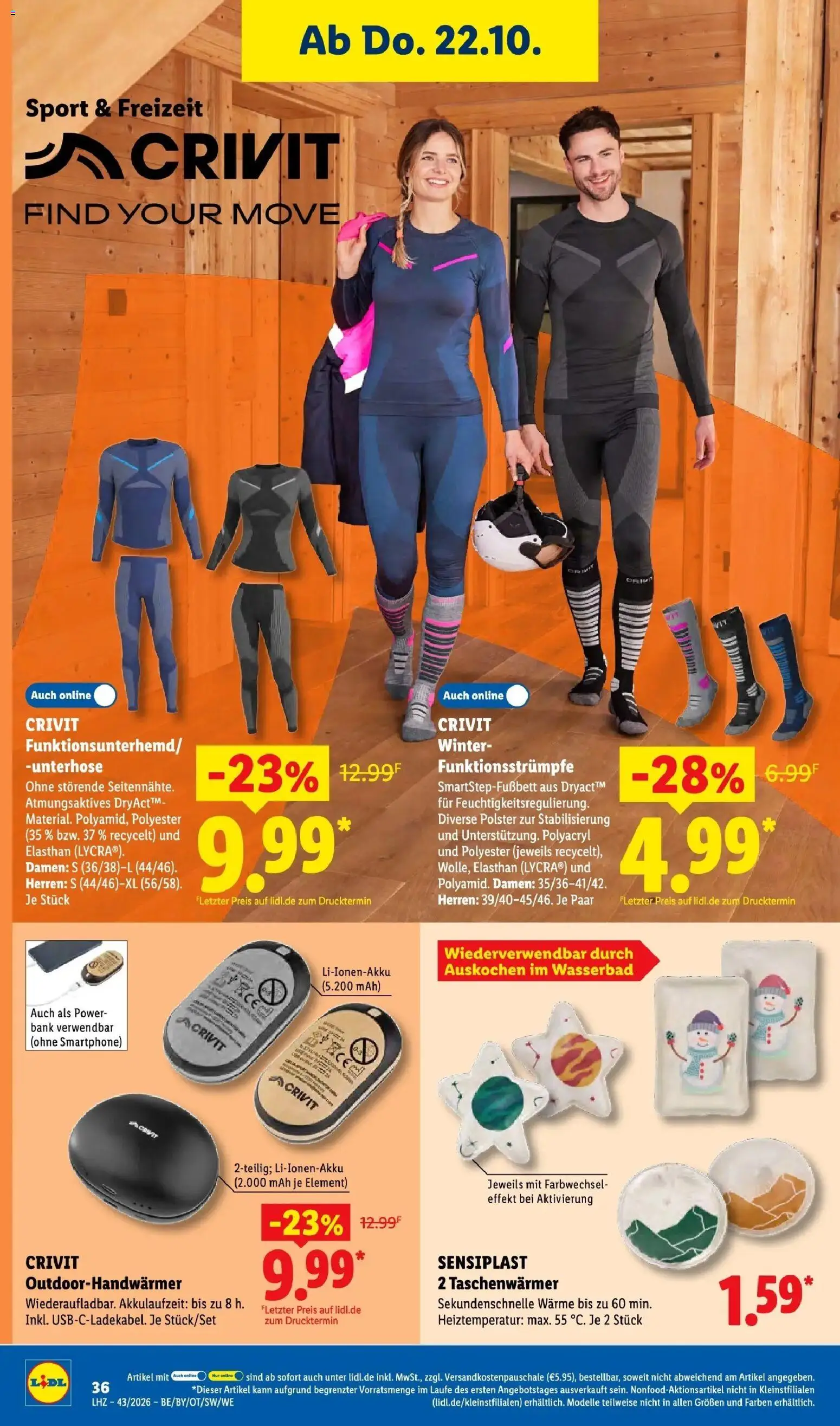 Lidl Prospekt Grimma (ab 19.10.2026) zum Blättern » Angebote | Seite: 54 | Produkte: Ski, Smartphone