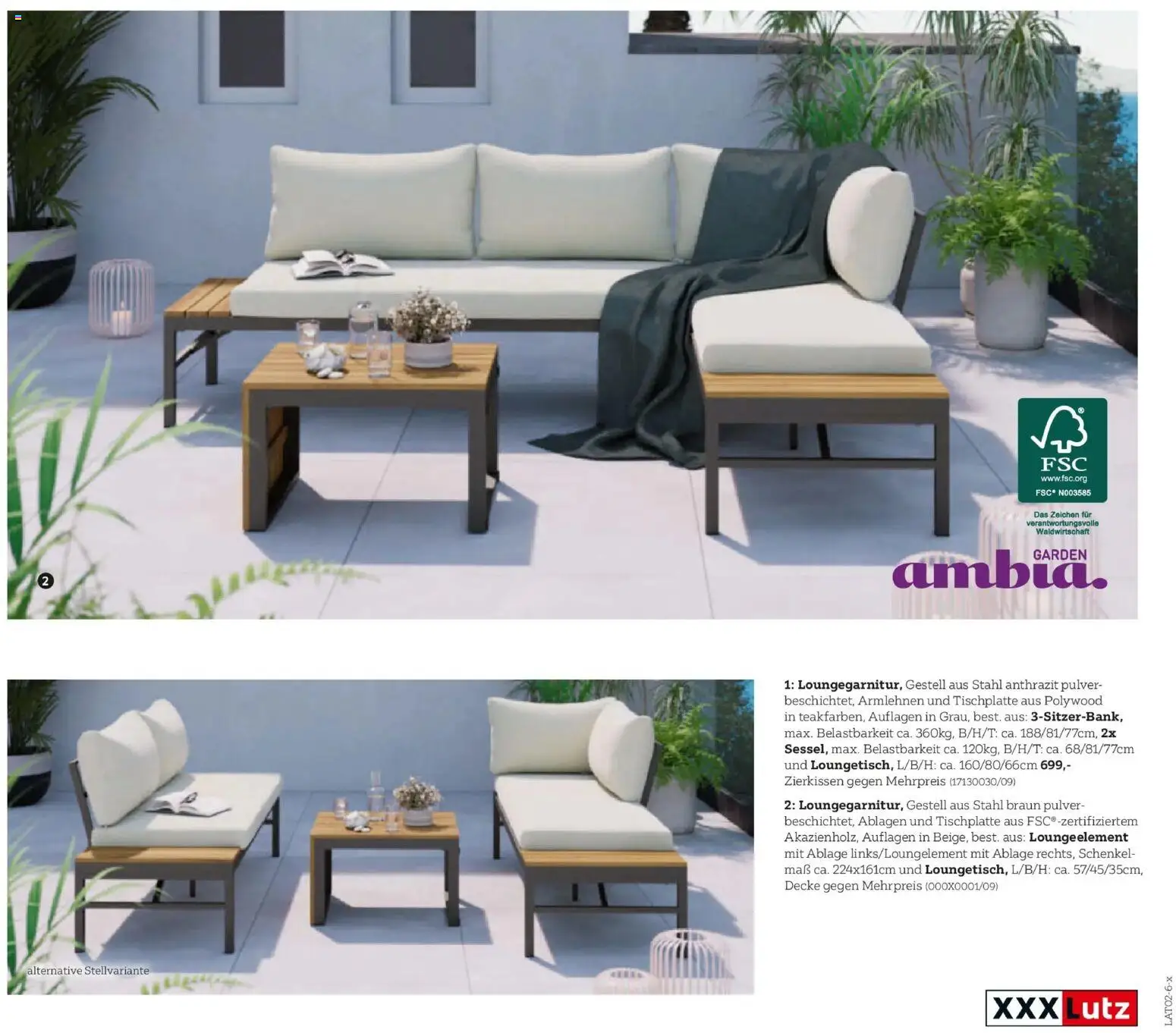 XXXLutz Gartenkatalog gültig ab 30.03.2026 | Seite: 83 | Produkte: Decke
