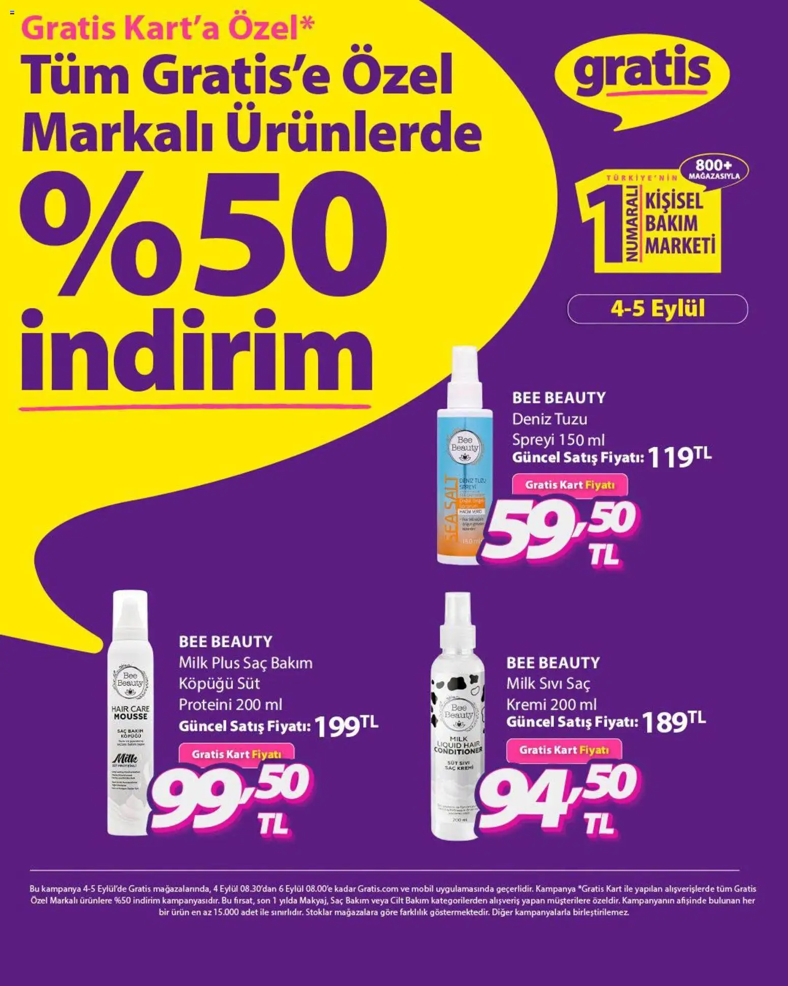 Gratis Katalog - 04 Eylül 2026 tarihinden itibaren geçerlidir | Sayfa: 3 | Ürünler: Saç Kremi, Süt