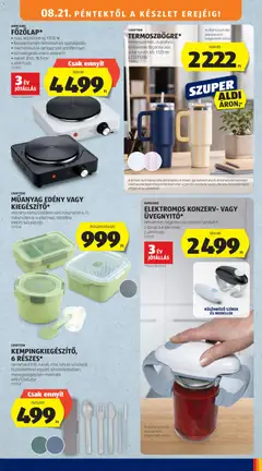 Aldi akciós újság - amely érvényes a következő dátumtól: 2026.08.21. | Oldal: 35