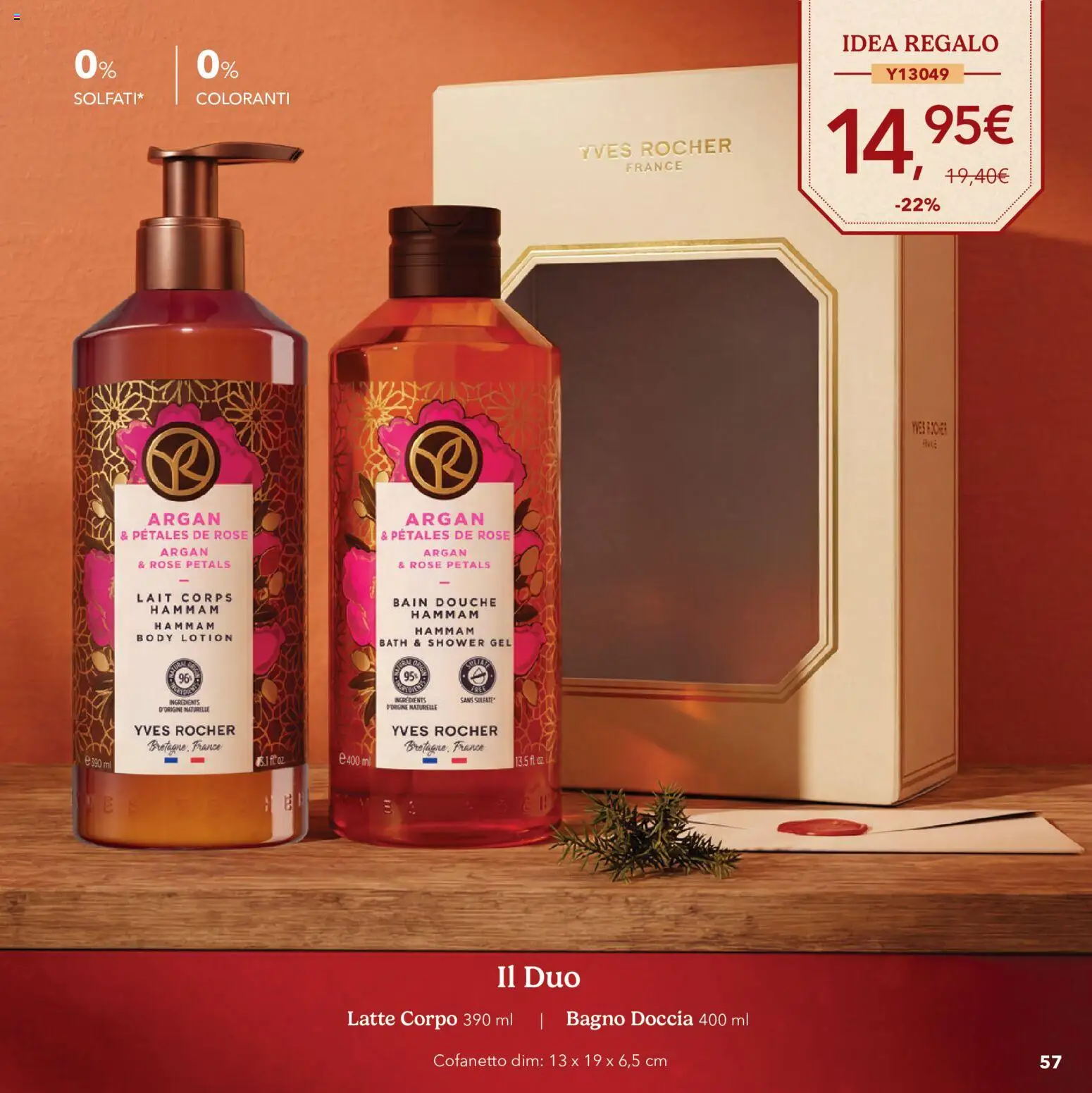 Volantino Yves Rocher del 20/10/2026 | Pagina: 57 | Prodotti: Latte, Bagno, Doccia