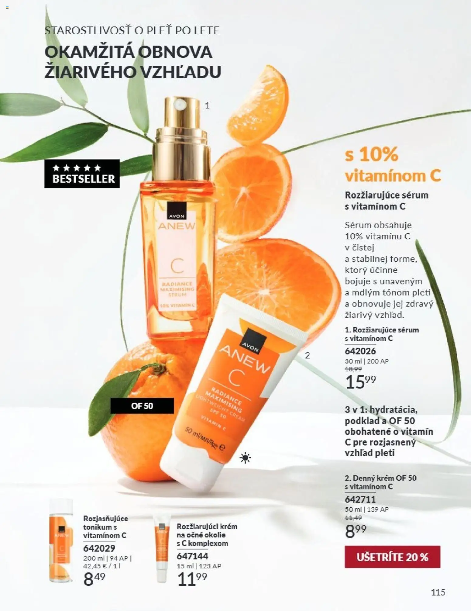 Nové Avon akcie – leták je platný od 01.09.2026 | Strana: 115 | Produkty: Krém