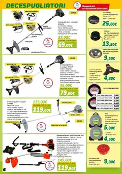 Anteprima del volantino Orizzonte volantino Giardinaggio valido a partire dal 10.04.2026 | Pagina: 6 | Prodotti: Spazzola, Olio motore, Tè, Olio