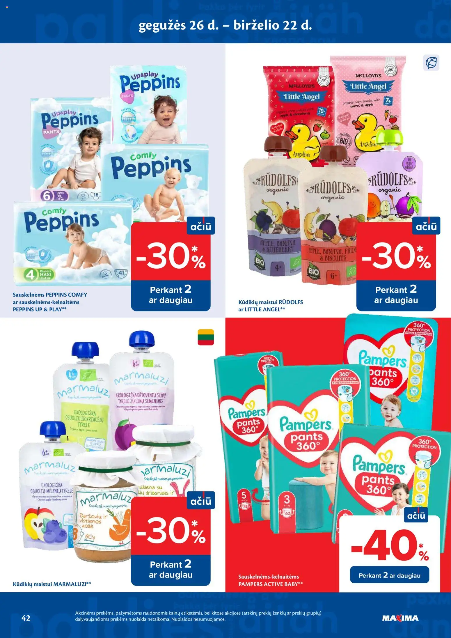 MAXIMA akcijos nuo 26.05.2026 | Puslapis: 42 | Prekių: Košė, Vištienos