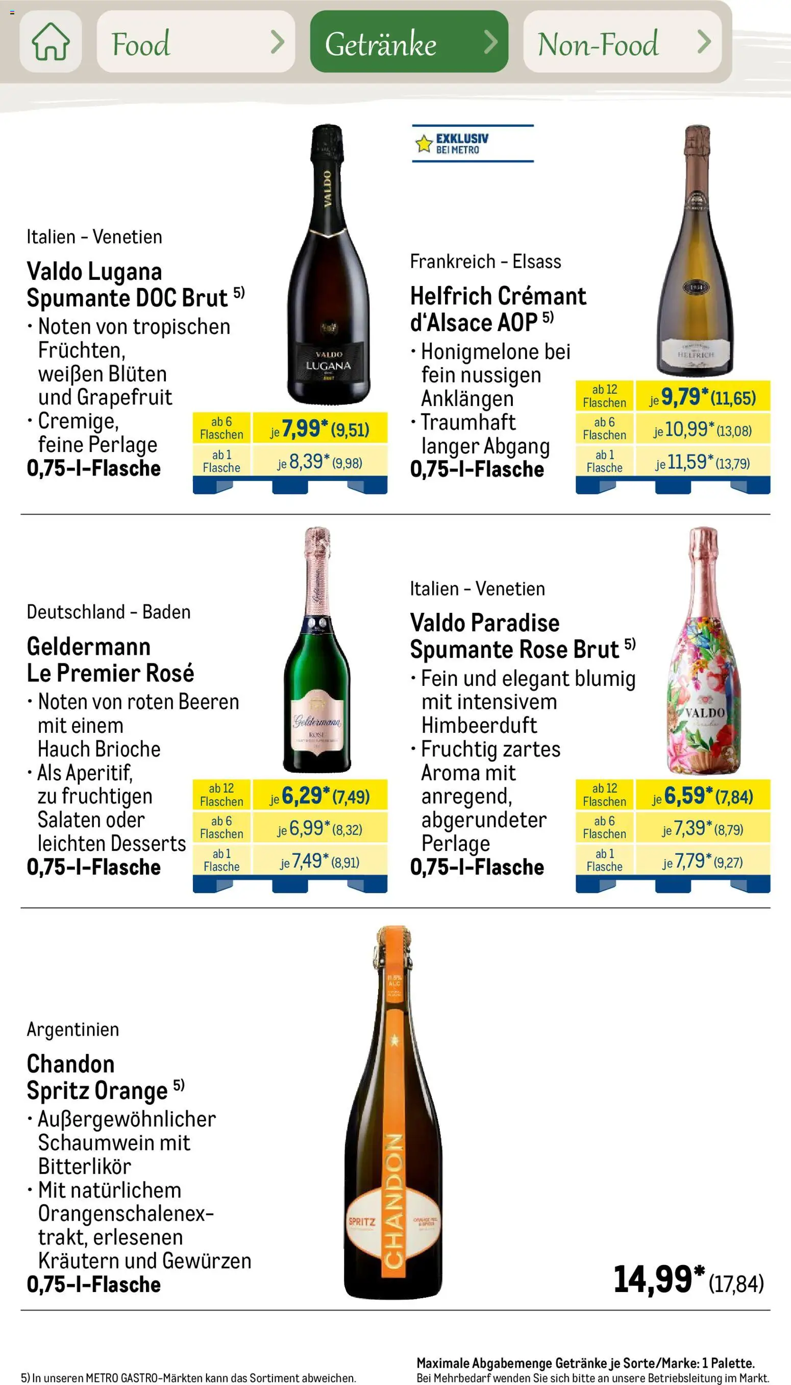 Metro Saisonkatalog Outdoor Dining – gültig ab 01.06.2026 | Seite: 40 | Produkte: Honigmelone, Grapefruit
