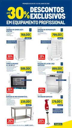 Pré-visualização Makro Especial Equipamento Descontos até 30 válido de 01.06.2026