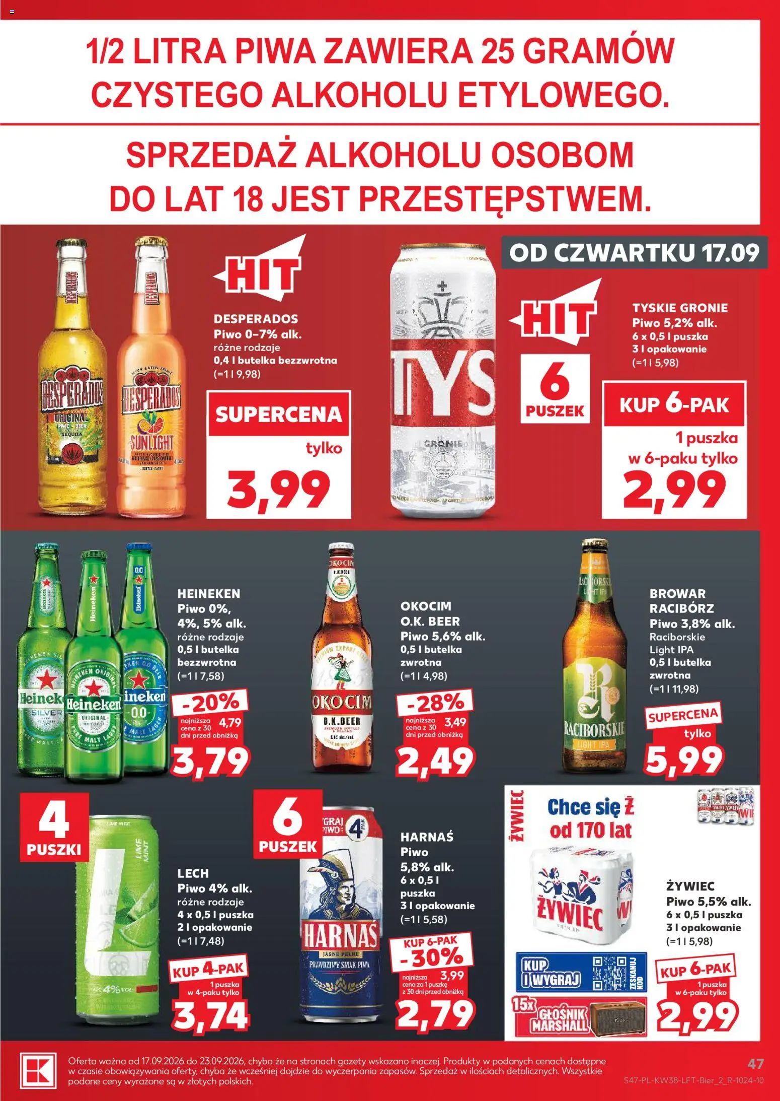 Kaufland gazetka od 17.09.2026 | Strona: 47
