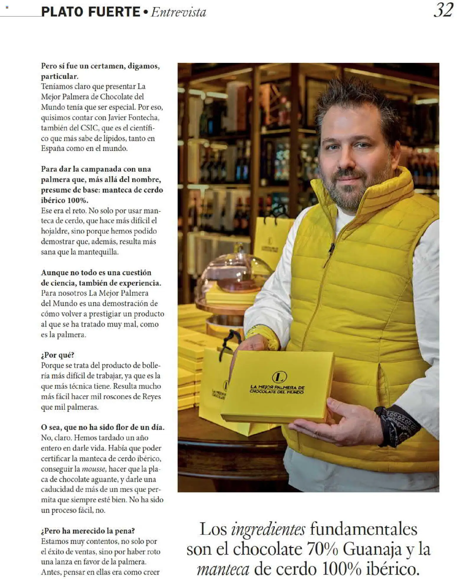 El Corte Inglés Gourmet Magazine │ válido desde el 01/10/2026 | Página: 32 | Productos: Ingredientes, Manteca, Manteca de cerdo, Cerdo