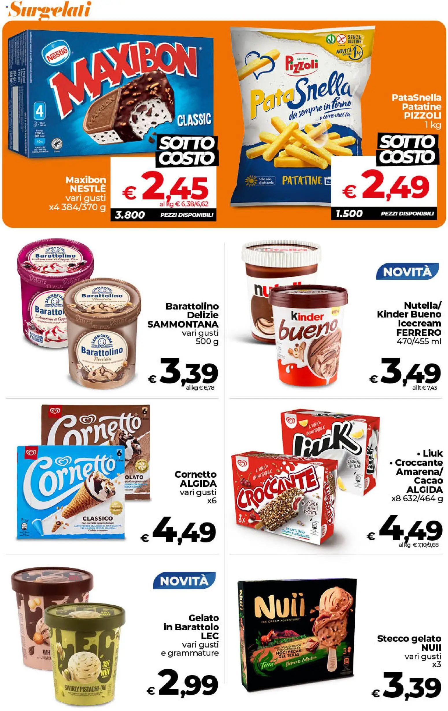 Volantino Ipercoop del 01/09/2026 | Pagina: 27 | Prodotti: Noci pecan, Cornetto, Noci, Cacao