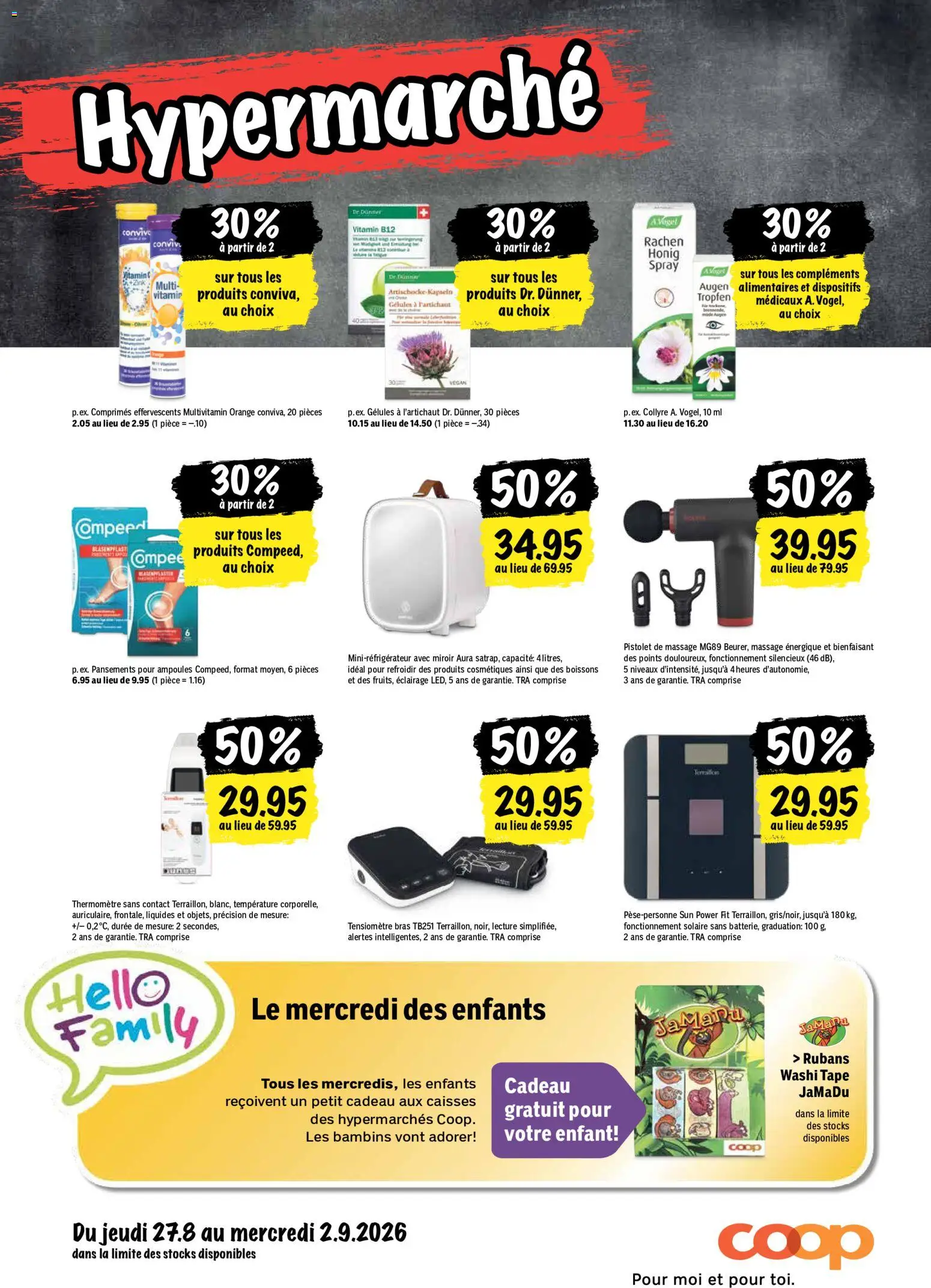 Coop aktionen FR – gültig ab 27.08.2026 | Seite: 24 | Produkte: Monitor, Thermometer