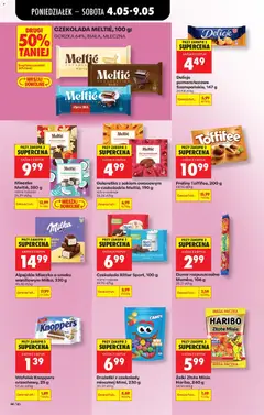 Náhled letáku Biedronka Polsko leták od 04.05.2026 | Strana: 50 | Produkty: Milka, Haribo, Toffifee, Guma