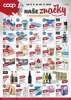 Náhled letáku Terno leták - COOP naše super ceny od 17.06.2026 | Strana: 2 | Produkty: Mléko, Smetana, Frizzante, Mozzarella