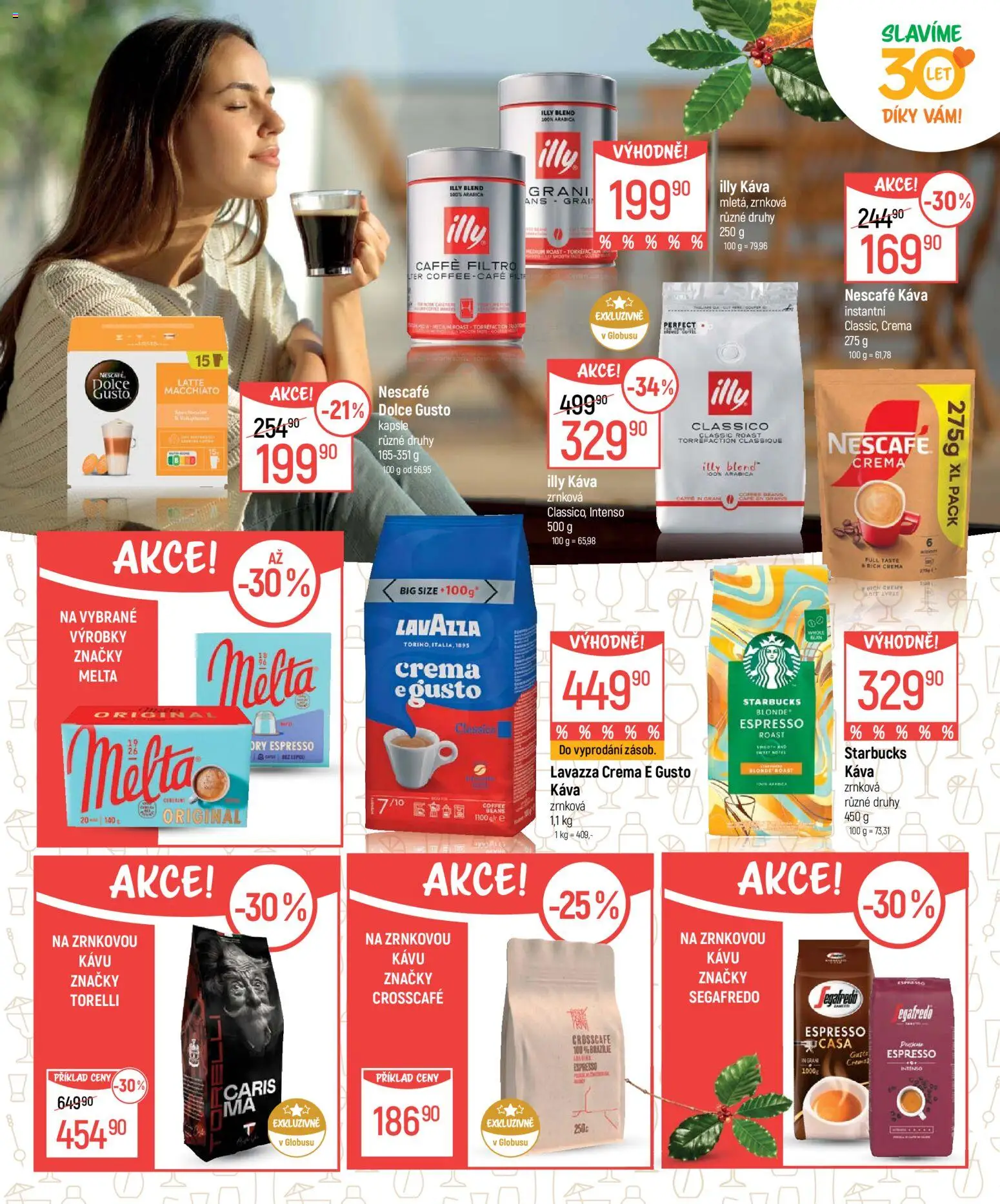Globus leták - Nápoje od 23.09.2026 | Strana: 13 | Produkty: Dolce Gusto, Káva, Lavazza, Crema