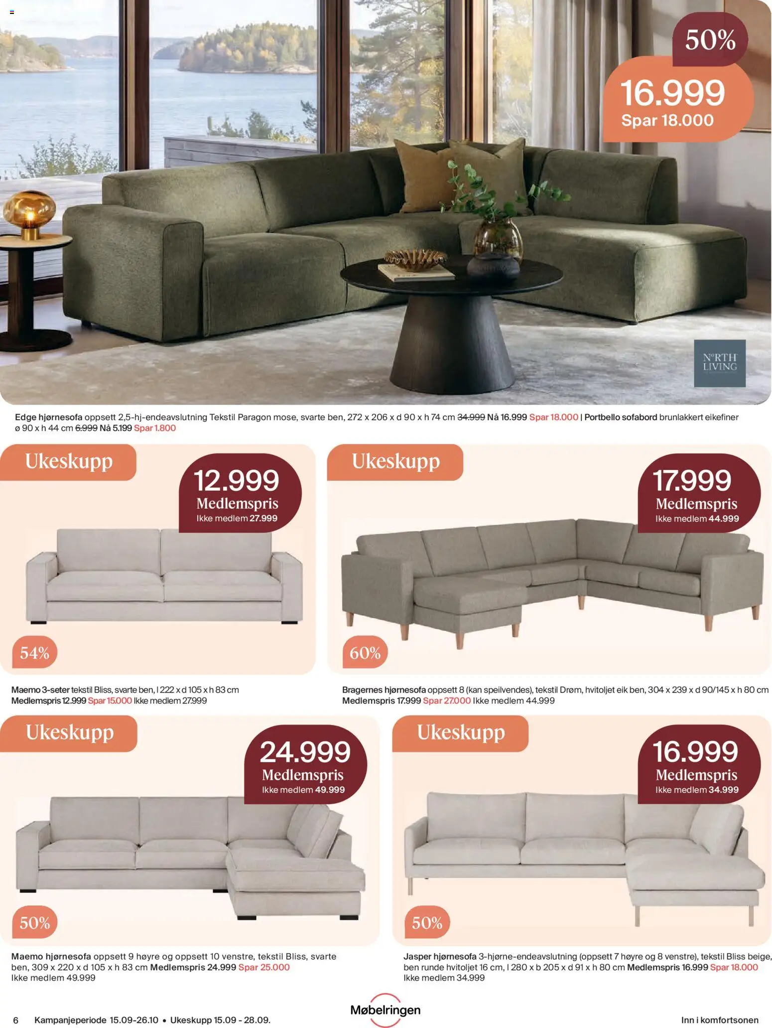 {H1} | Side: 6 | Produkter: Hjørnesofa