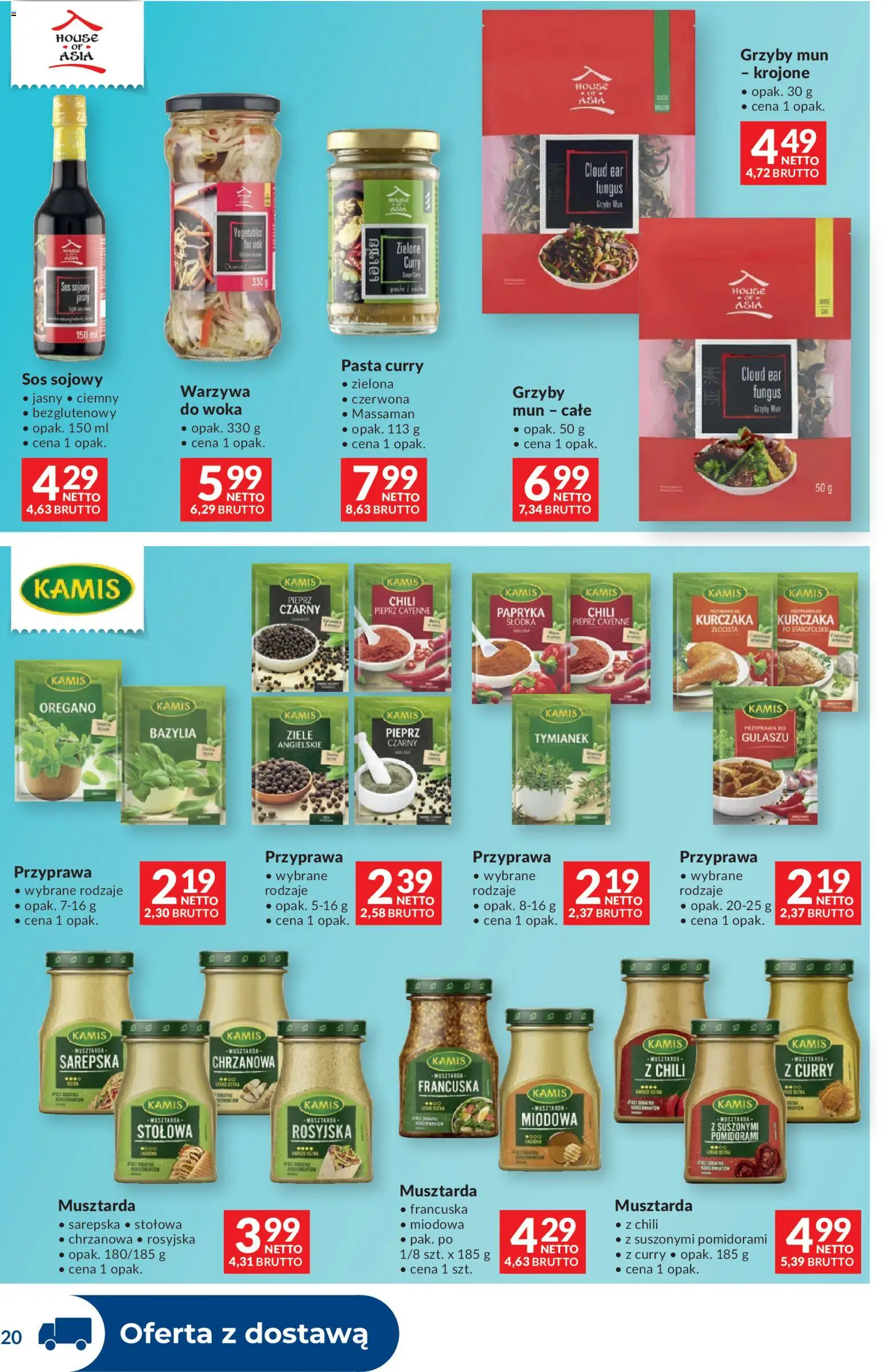 Makro gazetka - Dystrybucja do sklepów od 27.10.2026 | Strona: 20 | Produkty: Pieprz Cayenne, Pasta, Sos sojowy, Sos