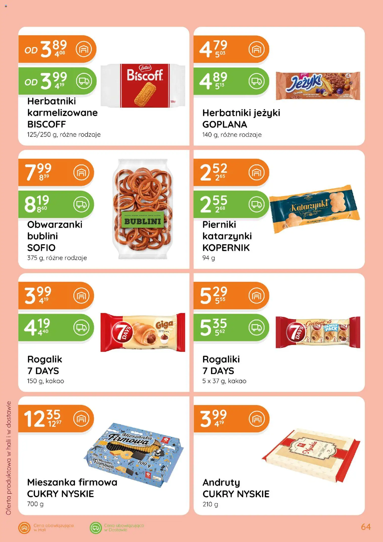 Eurocash gazetka od 15.10.2026 | Strona: 64 | Produkty: Pierniki, Croissant, Kakao, Lotus