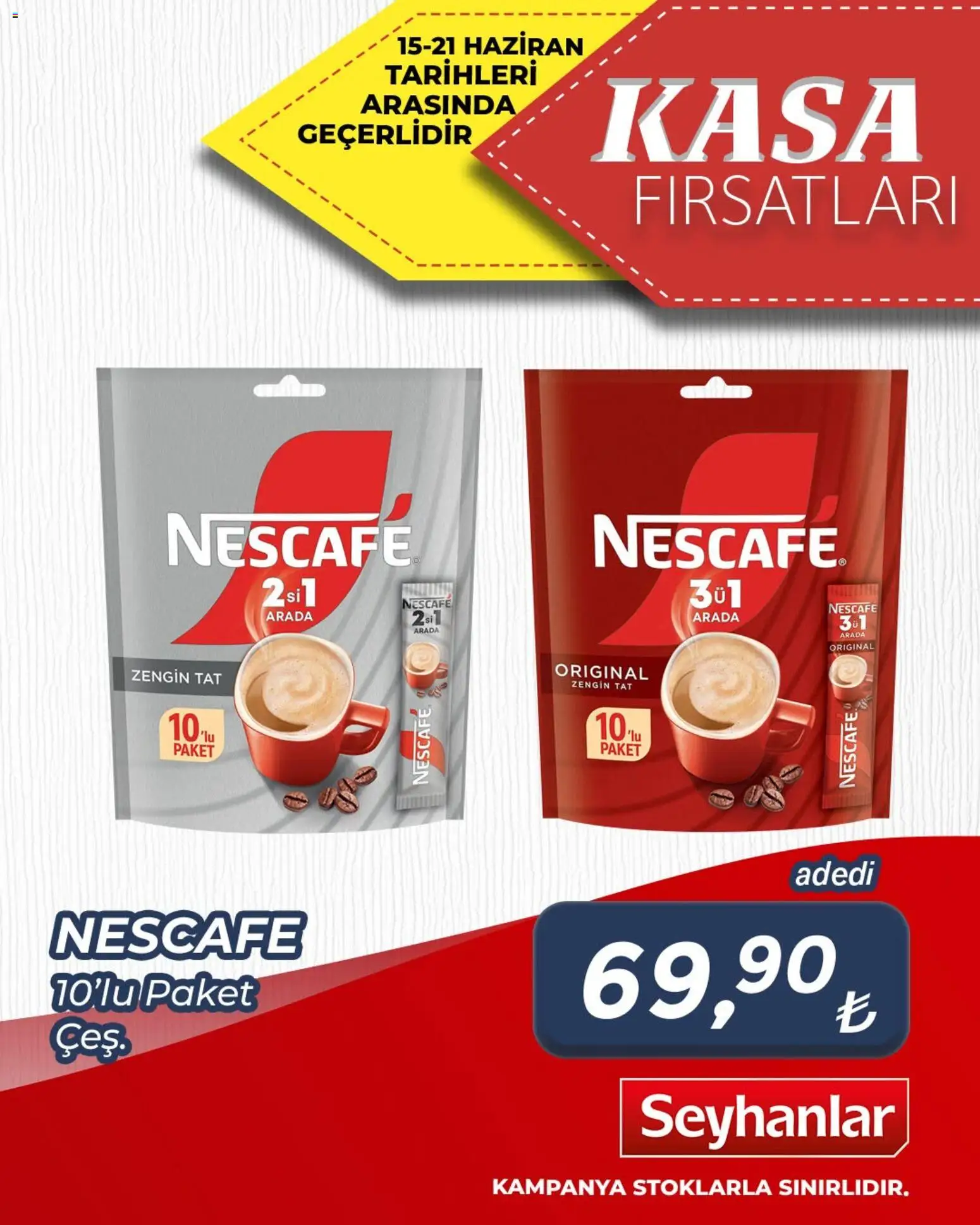 Seyhanlar Market - Katalog Kasa Fırsatları - 15.06.2026 tarihinden itibaren geçerlidir | Sayfa: 3 | Ürünler: Kasa