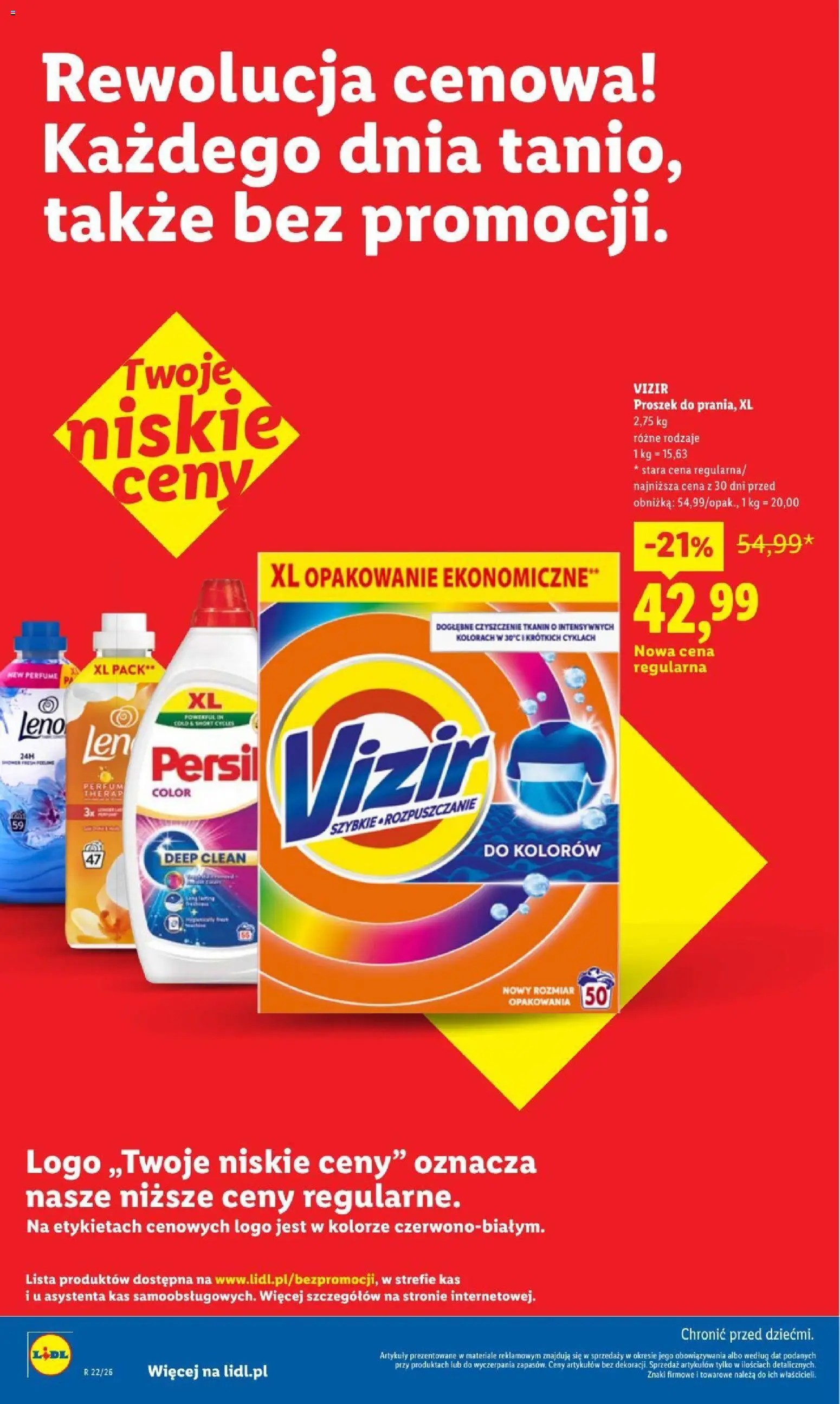 Lidl gazetka - Oszczędzaj każdego dnia od 21.08.2026 | Strona: 8 | Produkty: Proszek, Persil, Vizir, Detergent