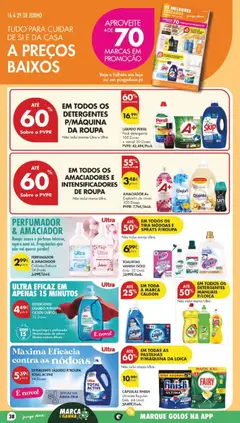 Pré-visualização Pingo Doce folheto válido de 23/06/2026 | Página: 46 | Produtos: Agua, Perfume, Detergente, Persil
