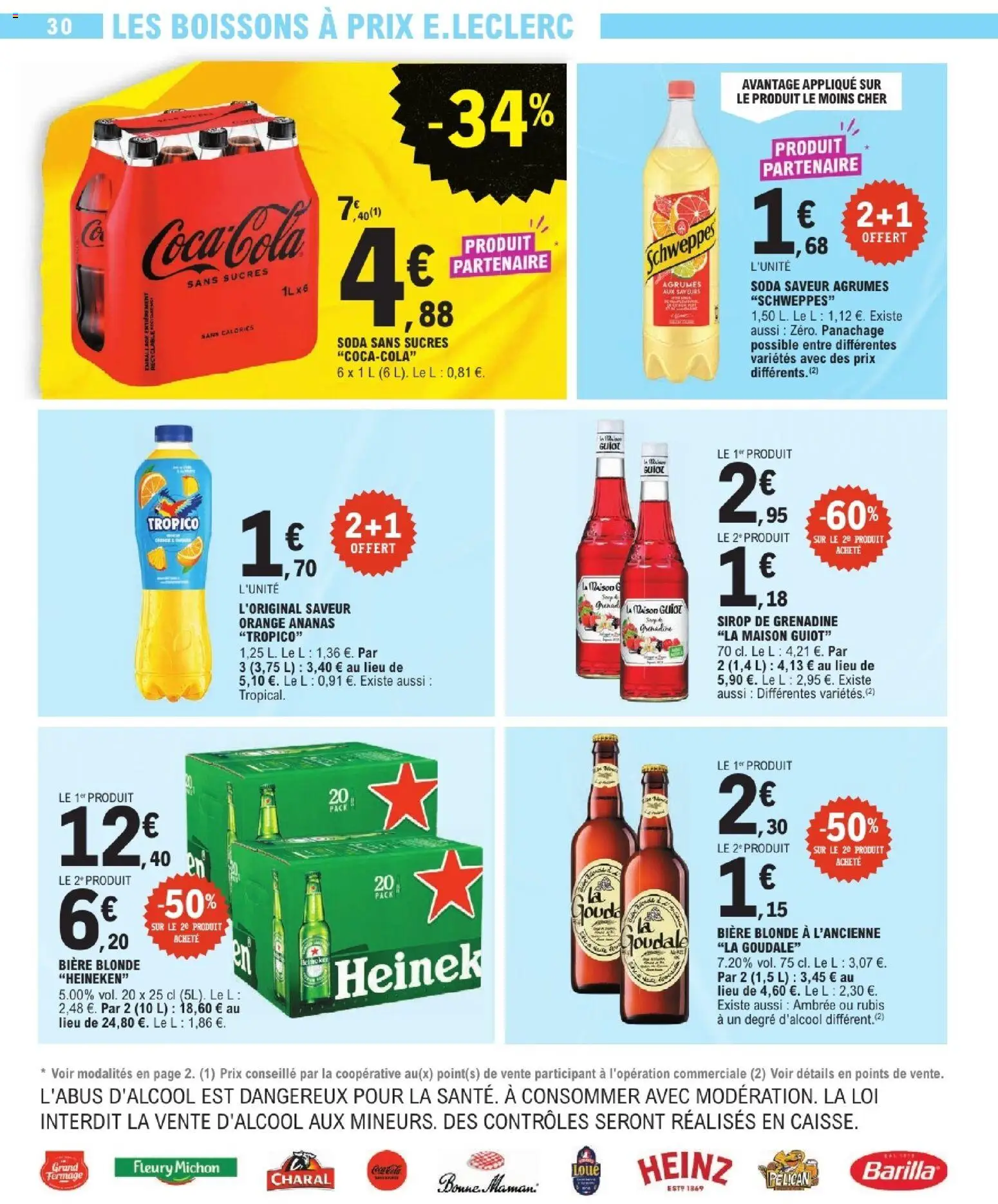 {H1} | Page: 30 | Produits: Goudale, Biere blonde la goudale, Bière, Heineken
