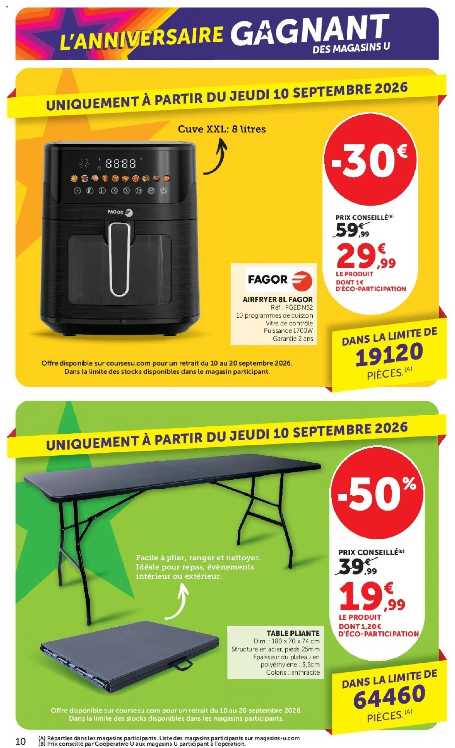 {H1} | Page: 10 | Produits: Plateau, Table, Table pliante