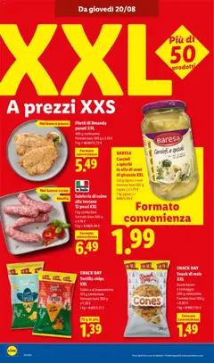 Anteprima del volantino BARESA Carciofi a spicchi in olio di semi di girasole XXL, 332 g (sgocc.) conf. valido a partire dal 20/08/2026 | Pagina: 10 | Prodotti: Suino, Olio, Carciofi, Olio di semi di girasole