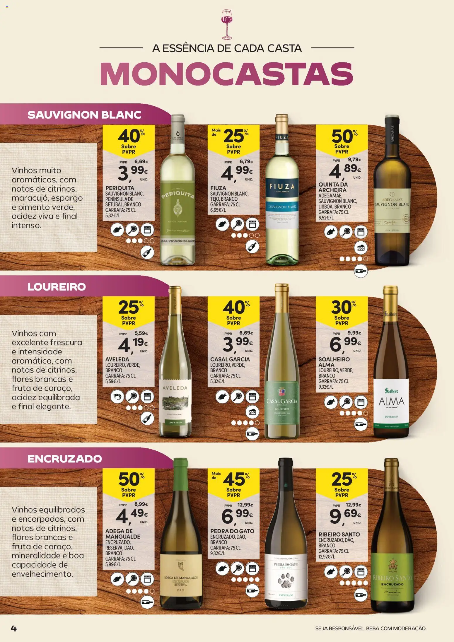 Continente Vinhos, Enchidos e Queijos │ válido de 22/09/2026 | Página: 4 | Produtos: Flores, Pimento