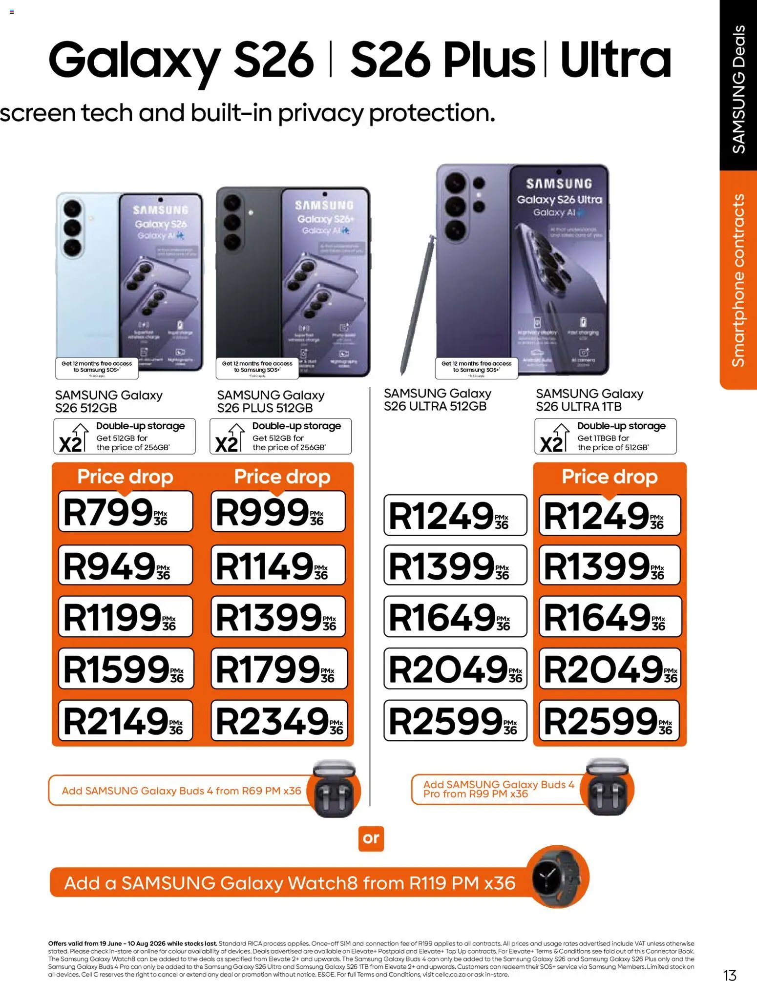 New Cell C catalogue – valid from 19.06.2026 | Page: 15