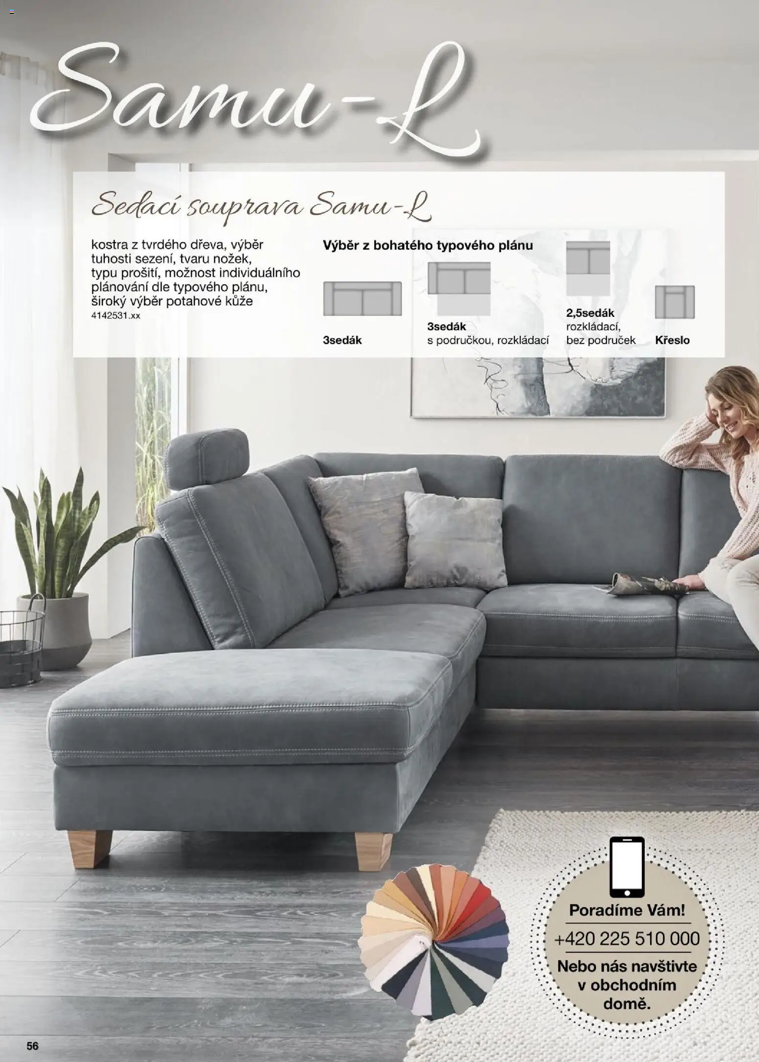 Sconto nábytek katalog - Sedací soupravy od 01.01.2026 | Strana: 56 | Produkty: Sedací souprava, Křeslo