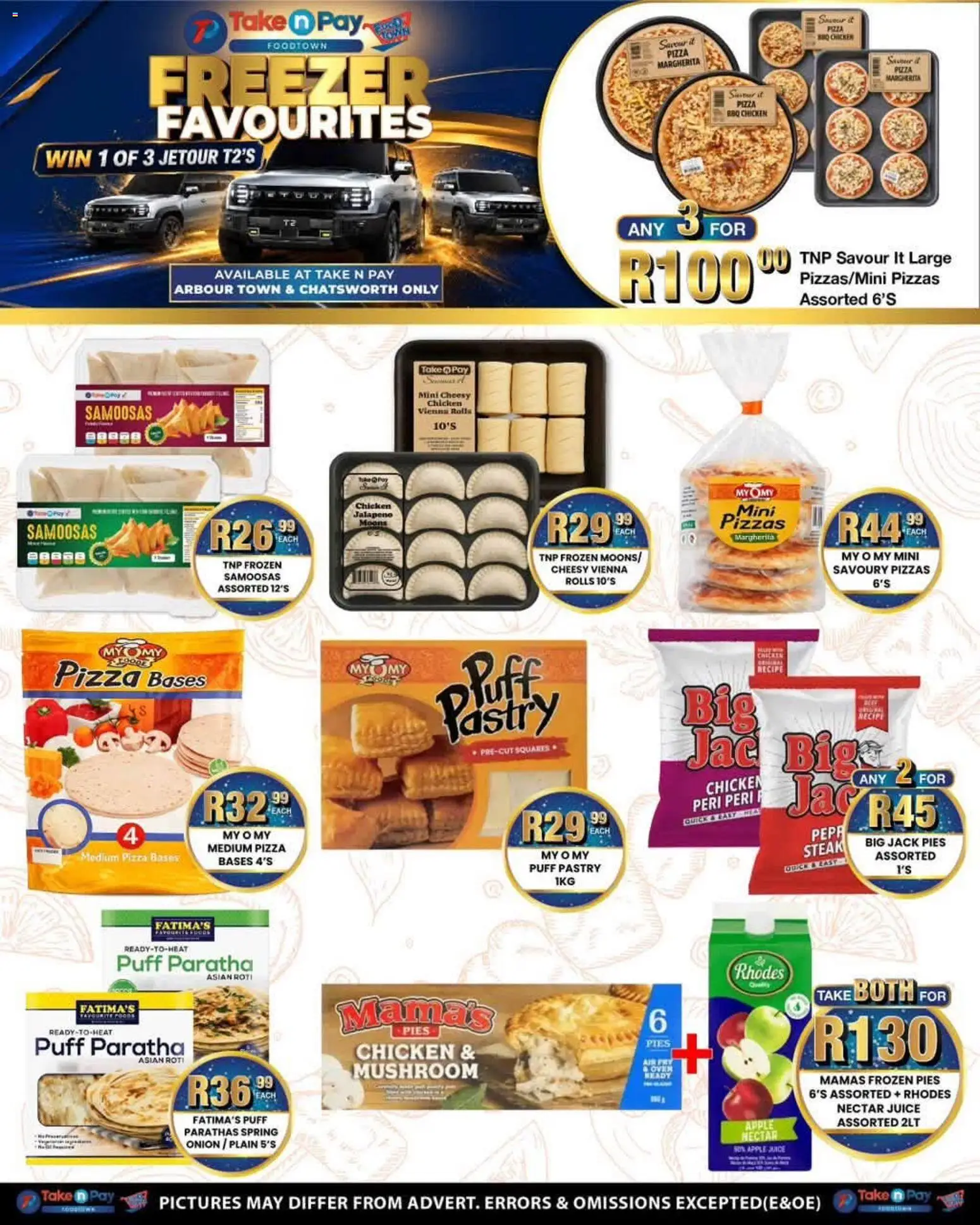 New Take n Pay catalogue – valid from 06/07/2026 | Page: 30 | Products: Freezer, Steak, Pizza, Juice