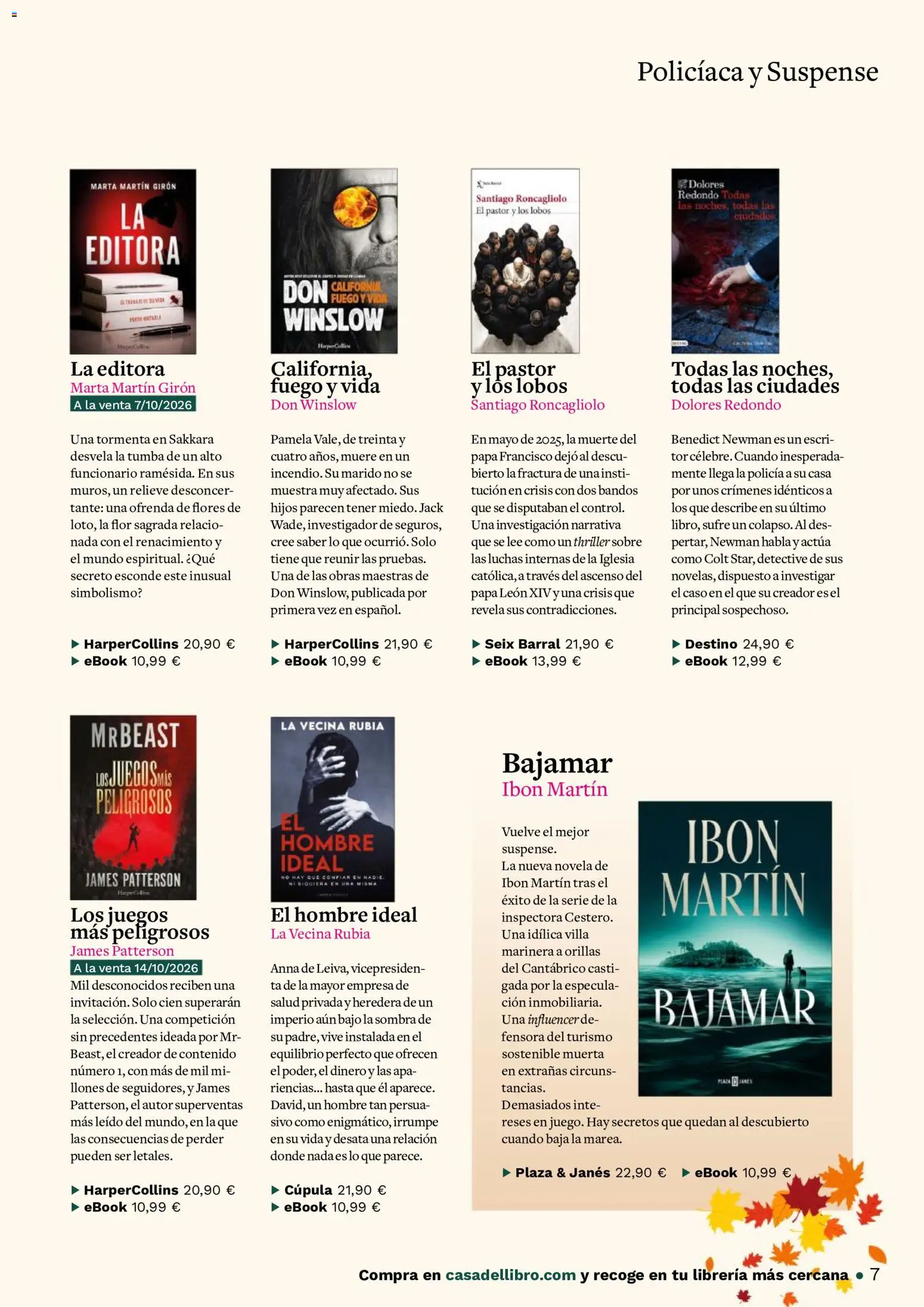 Casa del libro folleto │ válido desde el 16/10/2026 | Página: 7 | Productos: Sombra, Flores