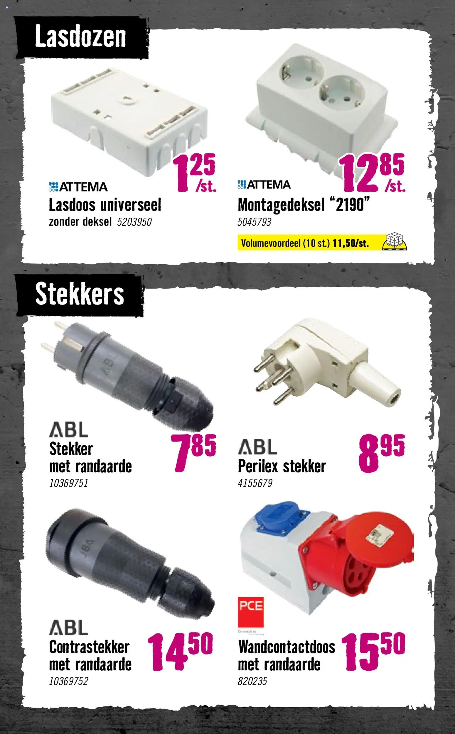 {H1} | Pagina: 6 | Producten: Stekker