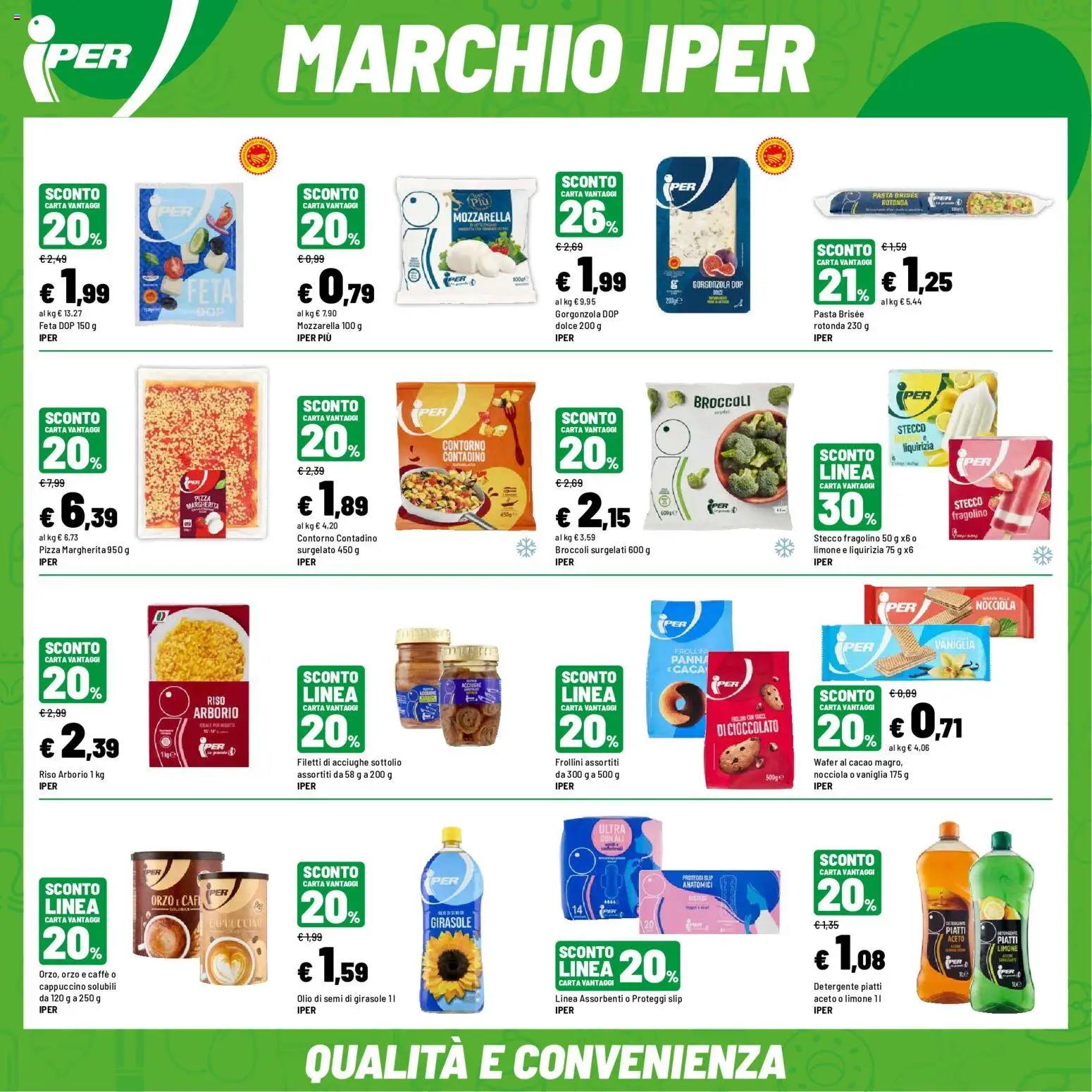 Volantino Iper del 30/07/2026 | Pagina: 7 | Prodotti: Olio, Broccoli, Frollini, Olio di semi di girasole