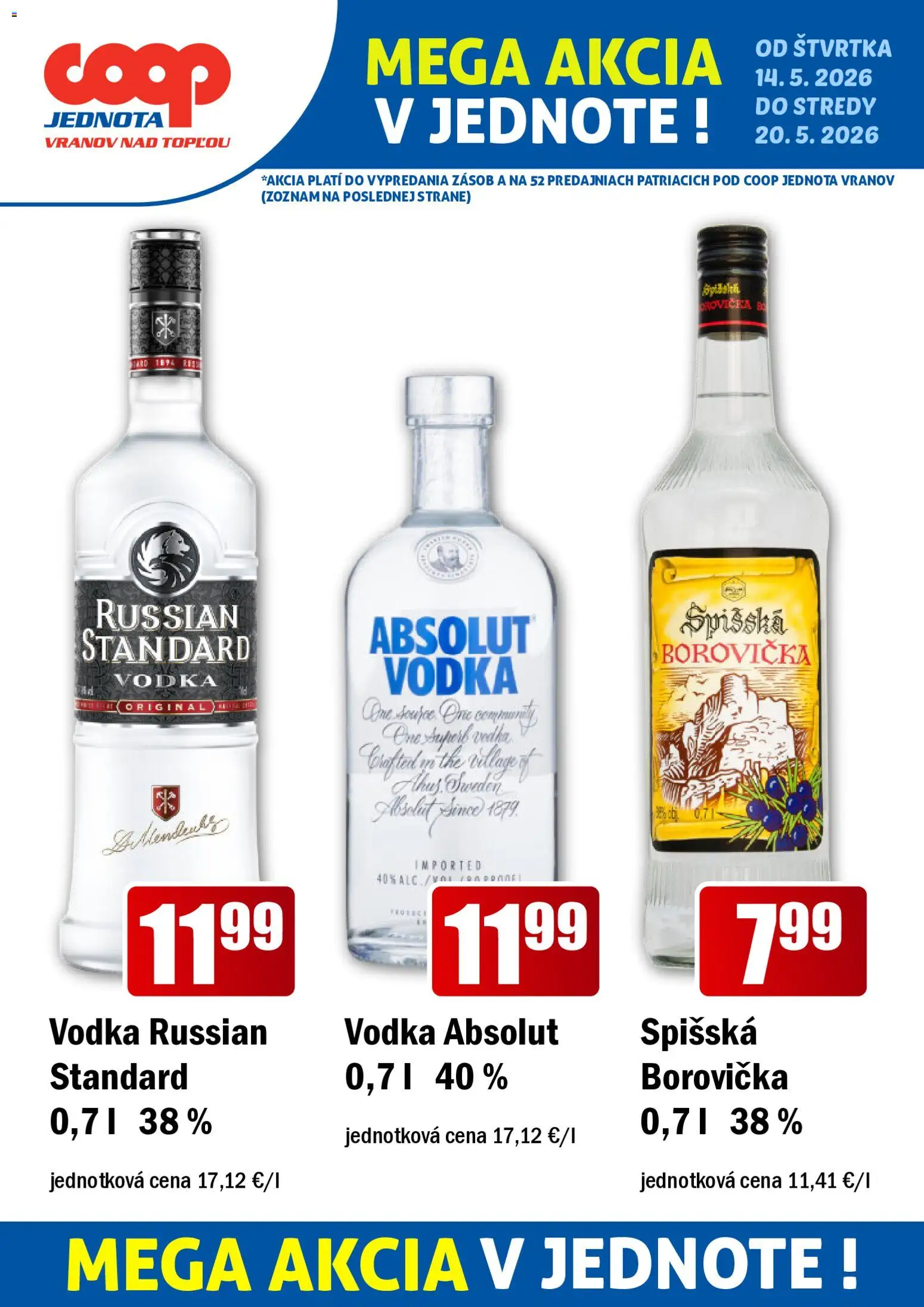 Nové COOP Jednota akcie – leták je platný od 14.05.2026 | Strana: 3