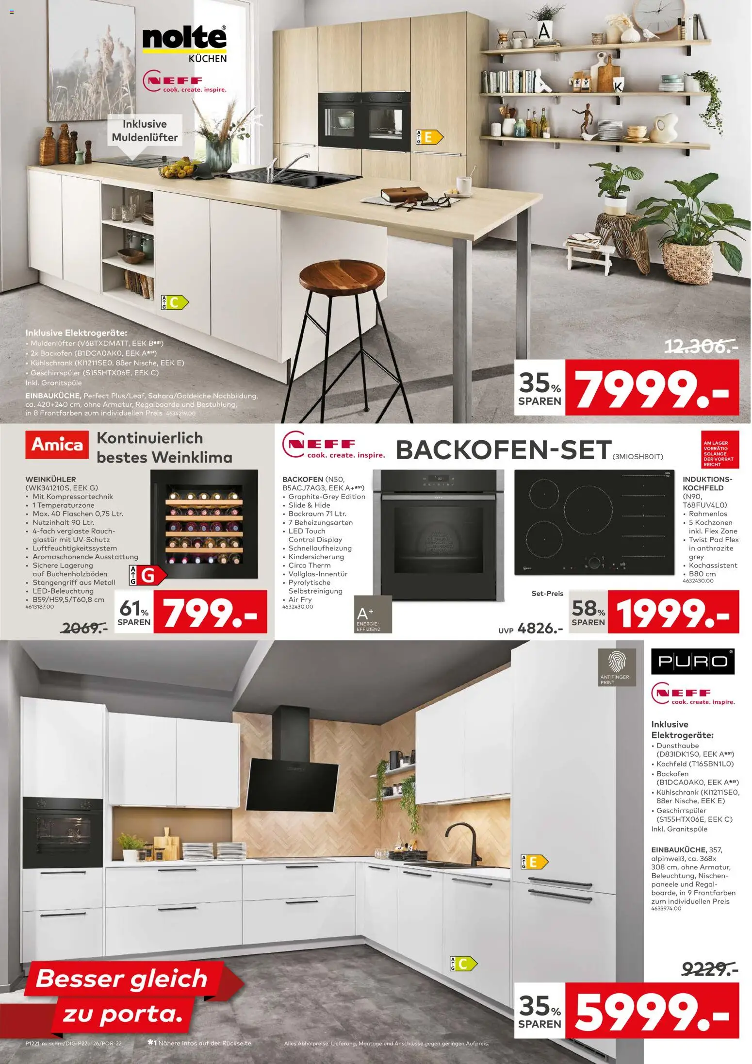 Porta! Küchewelt – gültig ab 01.06.2026 | Seite: 2 | Produkte: Geschirrspüler, Regal, Backofen, Kuchen