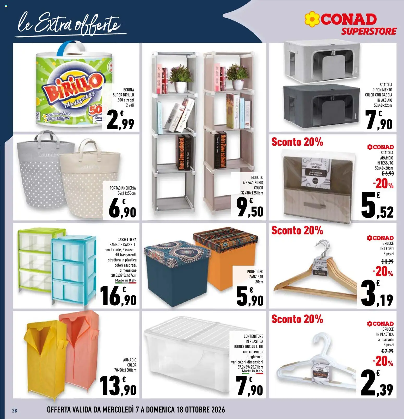 Volantino Conad del 07/10/2026 | Pagina: 28