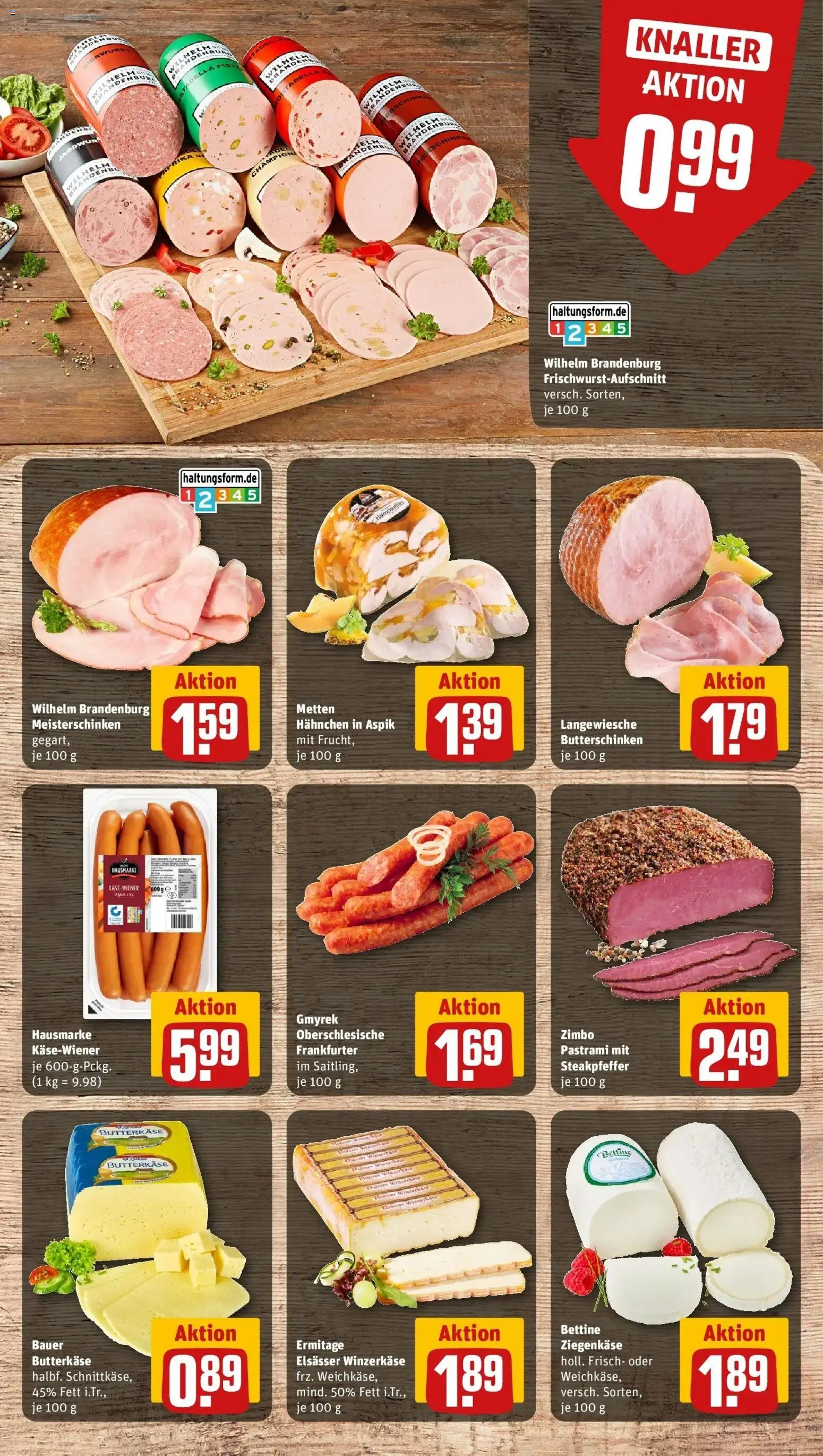 REWE Prospekt ab 03.08.2026 zum Blättern » Angebote | Seite: 10 | Produkte: Hahnchen, Ziegenkäse