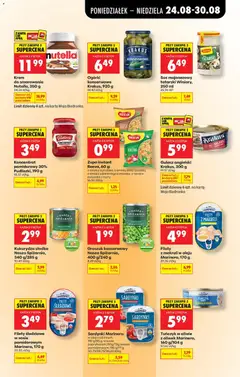 Pogląd oferty "Groszek konserwowy Nasza Spiżarnia, 400 g/240 g, Groszek konserwowy Nasza Spiżarnia, 400 g/240 g" - ważna od 24.08.2026 | Strona: 69