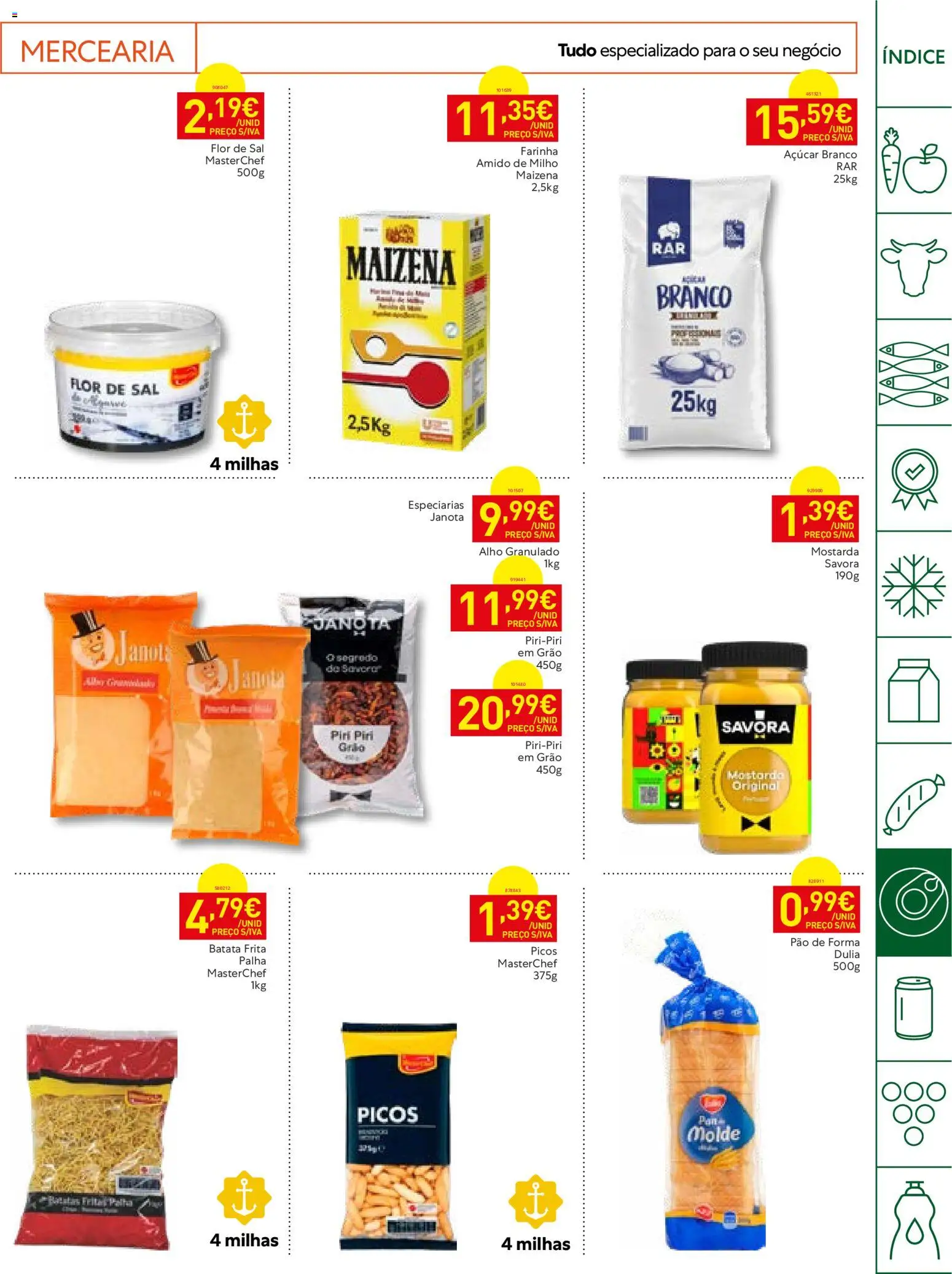 Recheio Horeca │ válido de 22/09/2026 | Página: 17 | Produtos: Especiarias, Batata frita, Batatas fritas, Alho