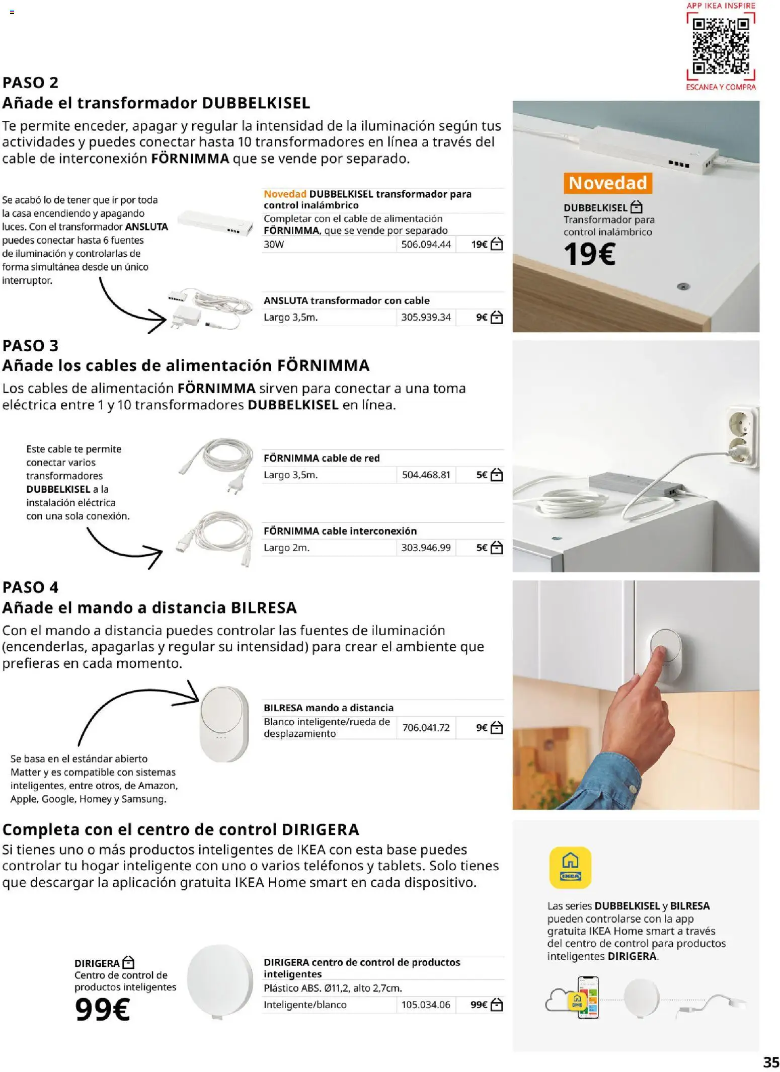 IKEA - Cocinas │ válido desde el 01/09/2026 | Página: 35 | Productos: Té, Cable, Iluminación