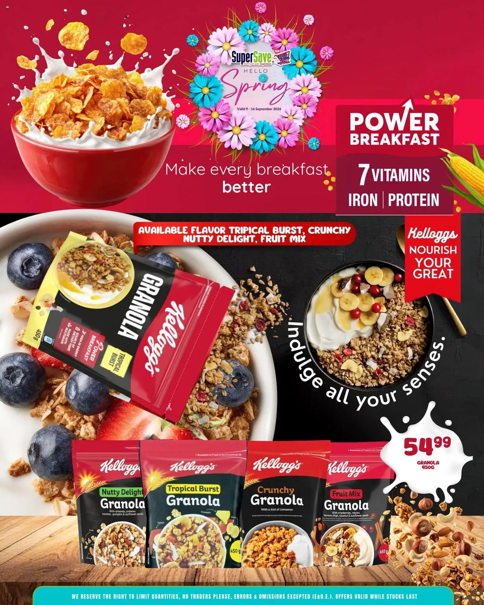 New Super Save catalogue – valid from 09/09/2026 | Page: 15 | Products: Iron, Breakfast, Protein, Fruit