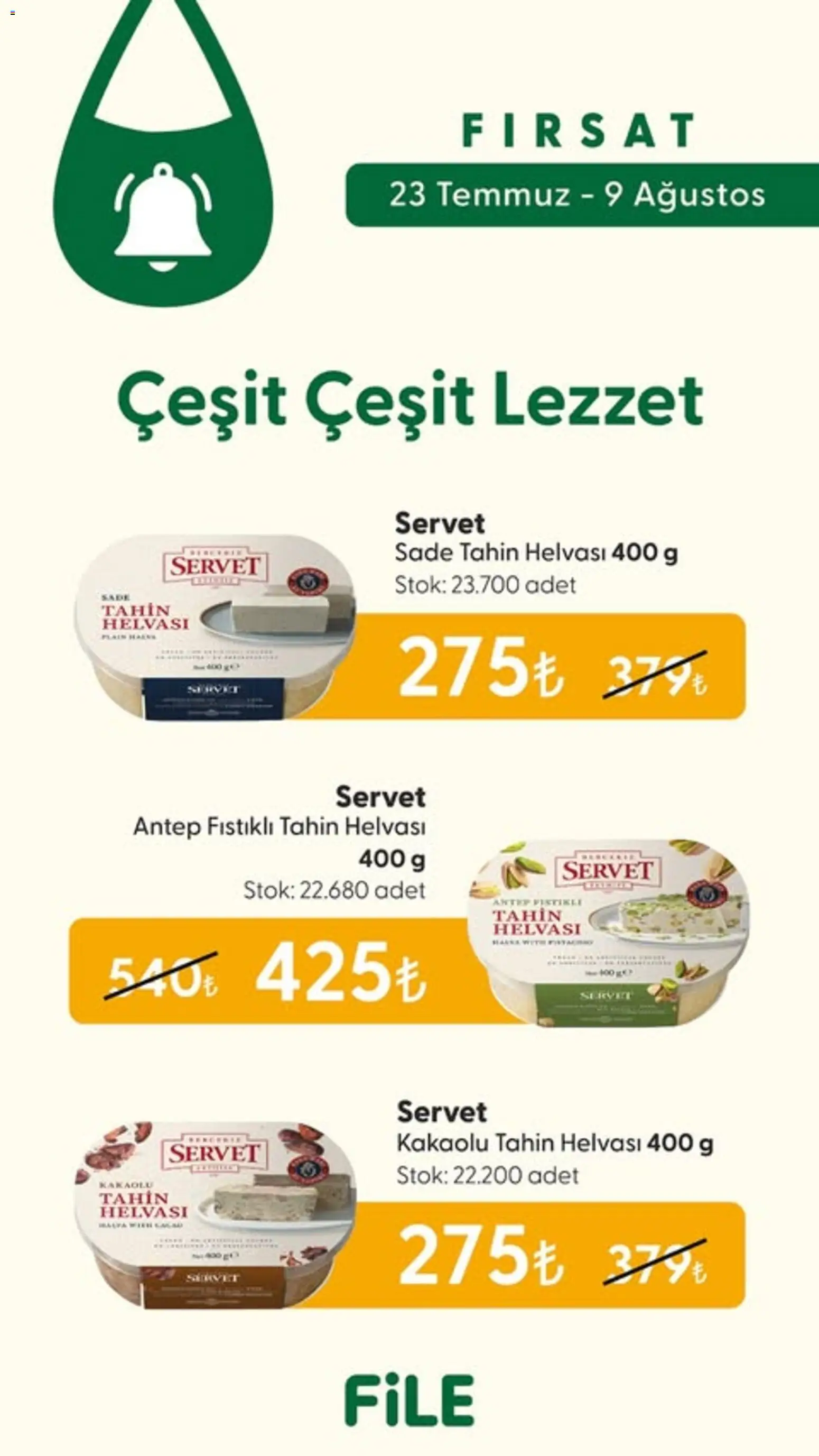 File Market İndirim - 23 Temmuz 2026 tarihinden itibaren geçerlidir | Sayfa: 1