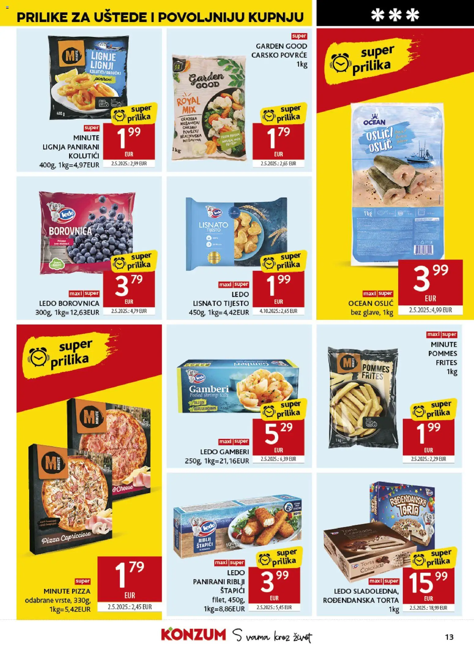 Konzum HR akciós ujság - amely érvényes a következő dátumtól: 2026.08.04. | Oldal: 13