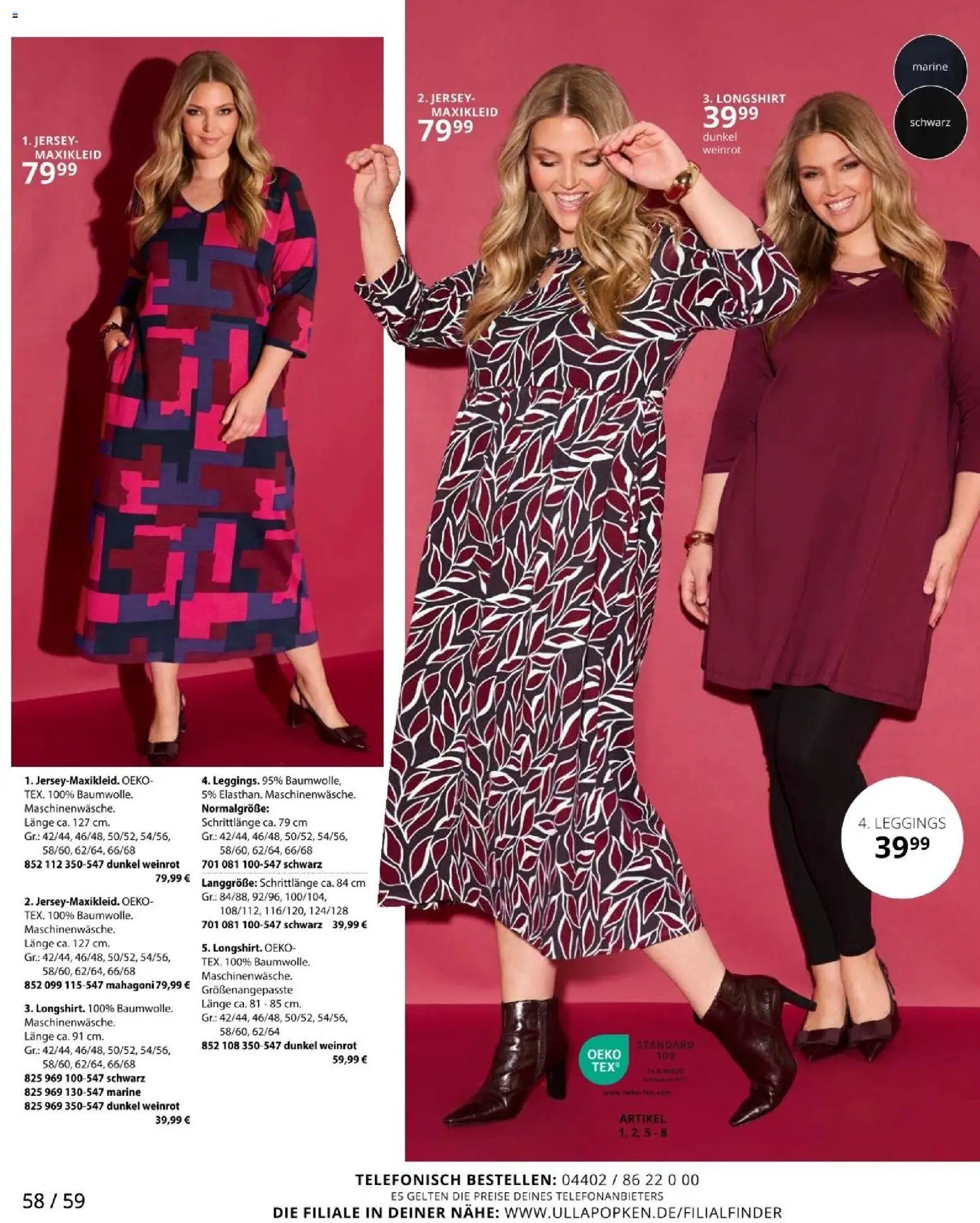 Ulla Popken akciós ujság - amely érvényes a következő dátumtól: 2026.09.01. | Oldal: 58 | Termékek: Leggings