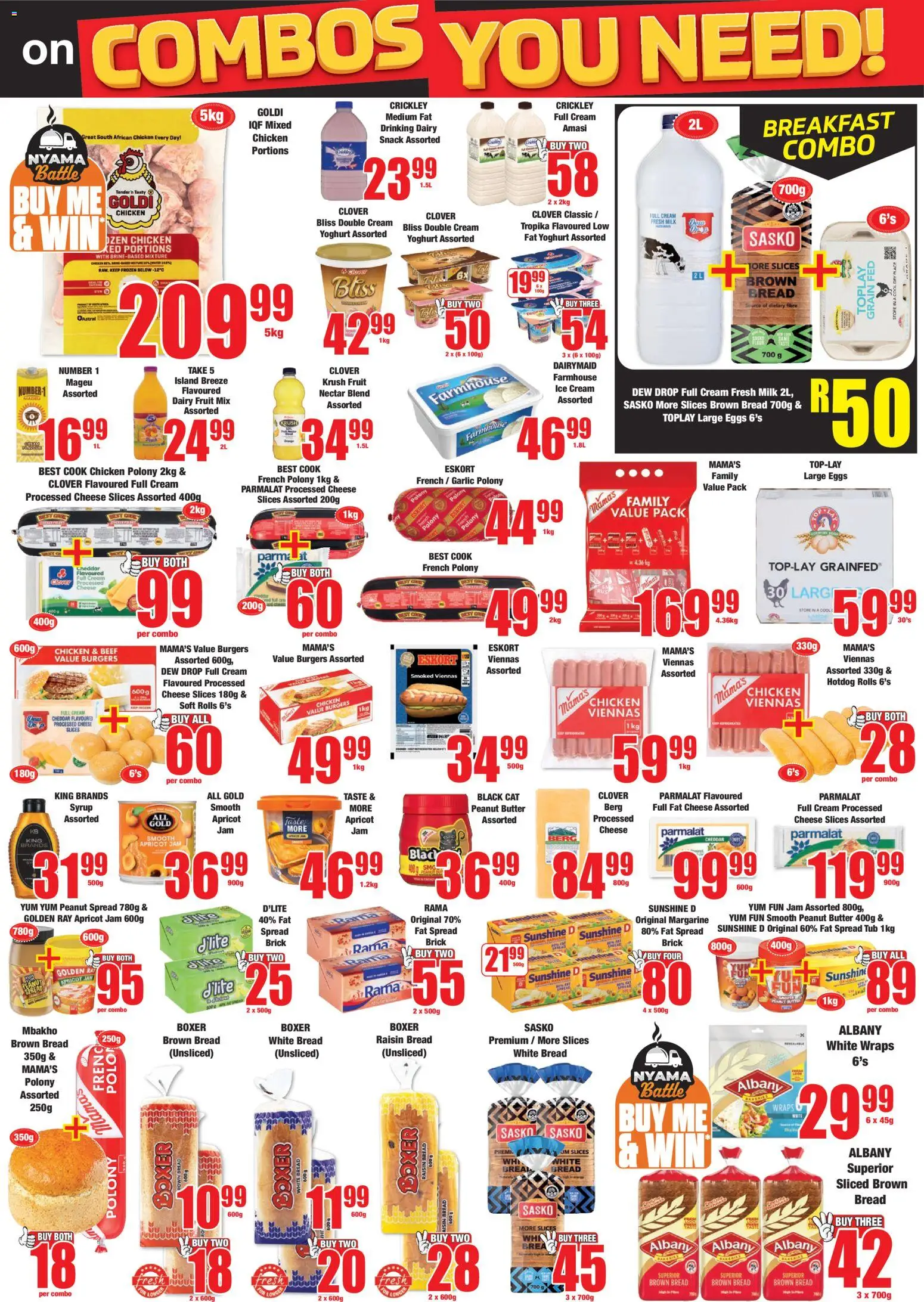 New Boxer catalogue – valid from 11.05.2026 | Page: 3 | Products: Yoghurt, Milk, Burgers, Garlic