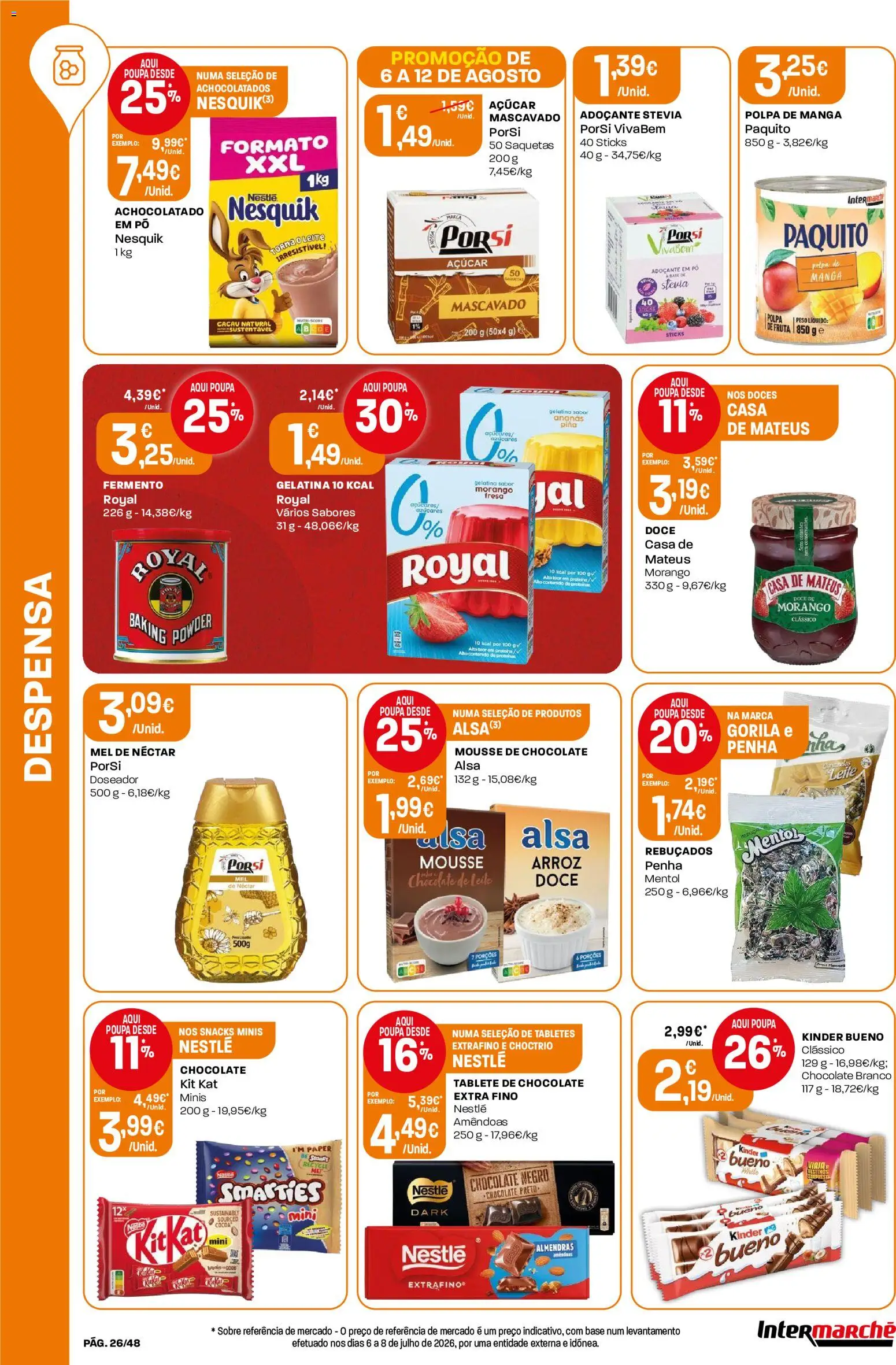 Intermarché folheto │ válido de 06/08/2026 | Página: 26