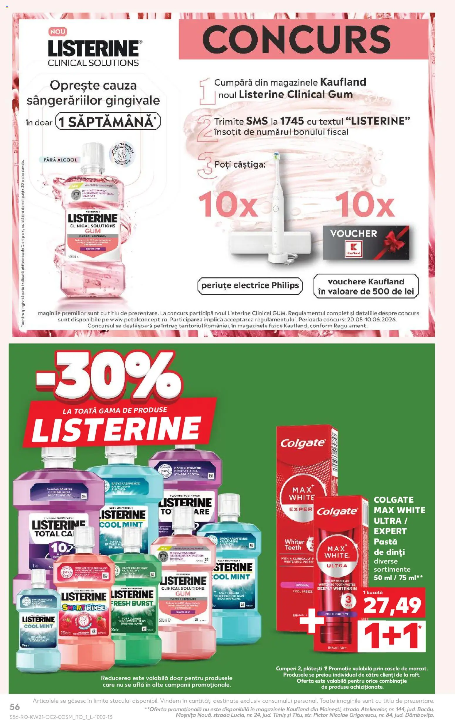 Noul catalog Kaufland – valabil de la 20.05.2026 | Pagină: 56 | Produse: Enginar, Pastă de dinți