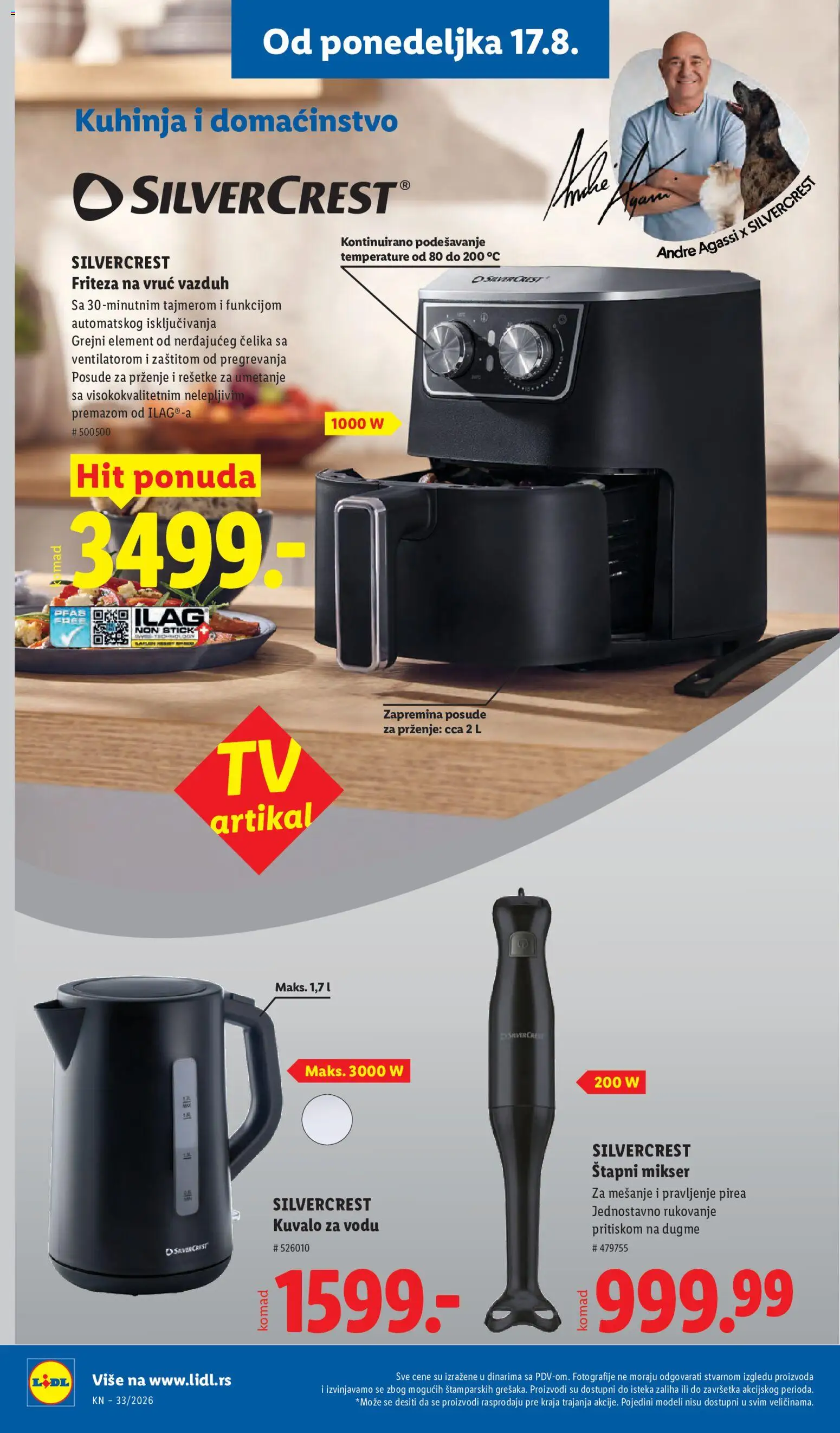 Lidl katalog - važi od 13.08.2026 | Strana: 92 | Proizvode: Silvercrest, Kuhinja, Štapni mikser, Blender