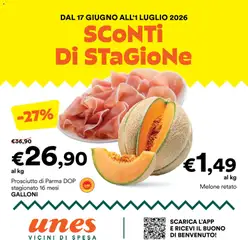 Anteprima del volantino Unes volantino valido a partire dal 17.06.2026